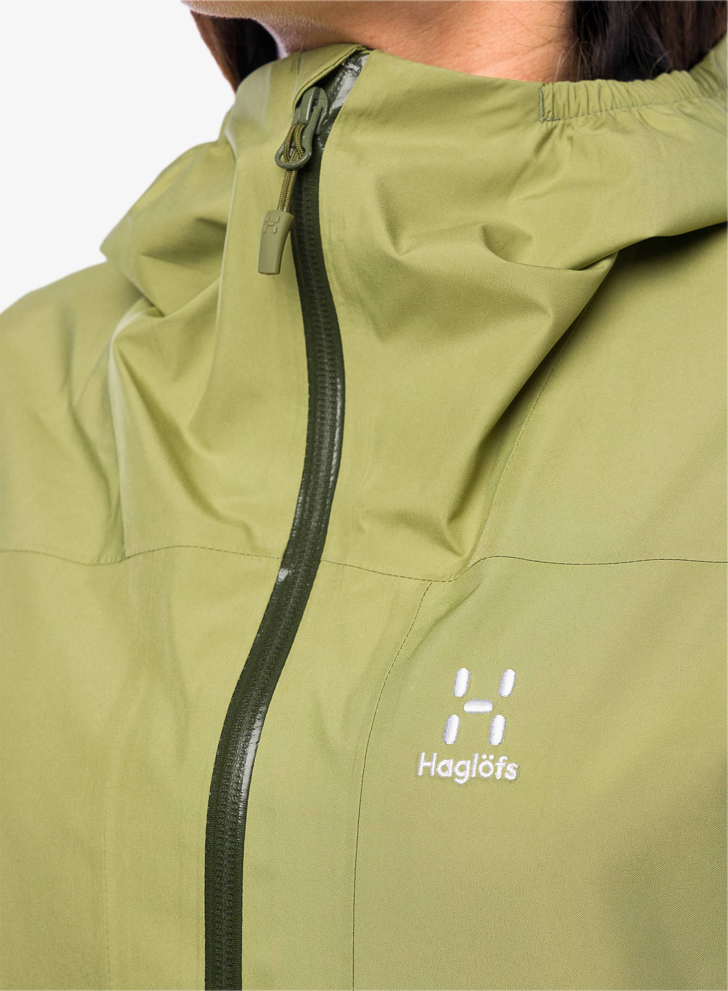 Ženske GORE-TEX jakna Haglofs Wilda GTX Parka - thyme green/olive green