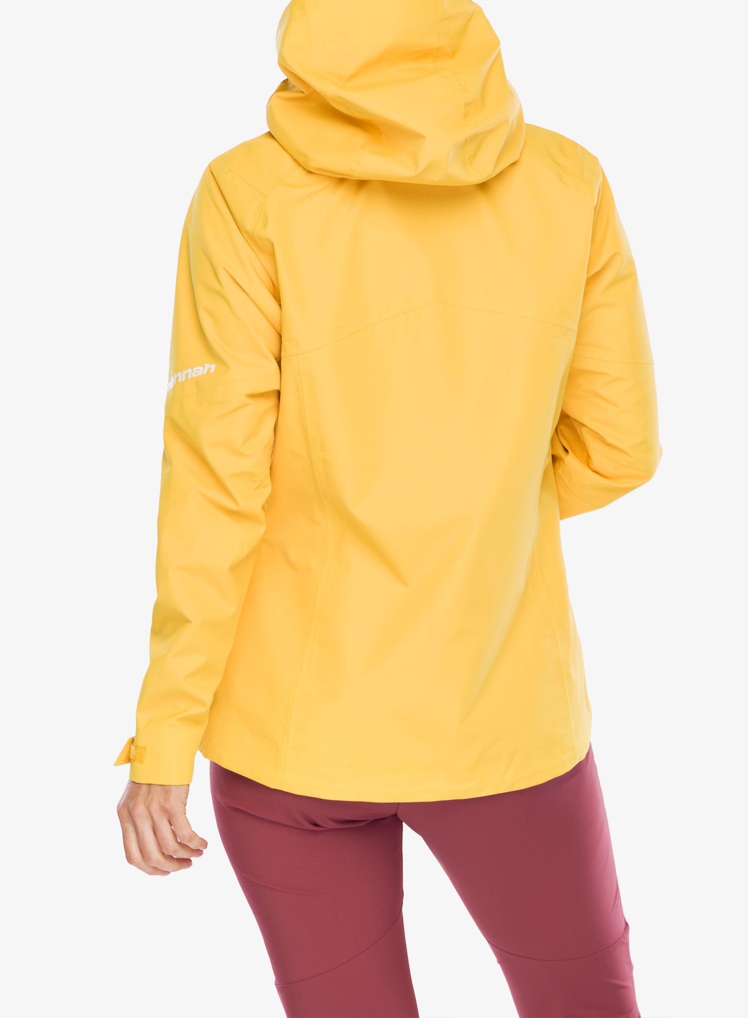 Ženska hardshell jakna Hannah Abigail - amber yellow