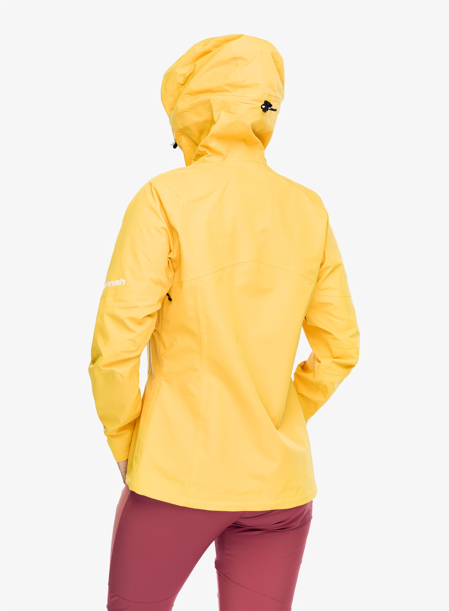 Ženska hardshell jakna Hannah Abigail - amber yellow