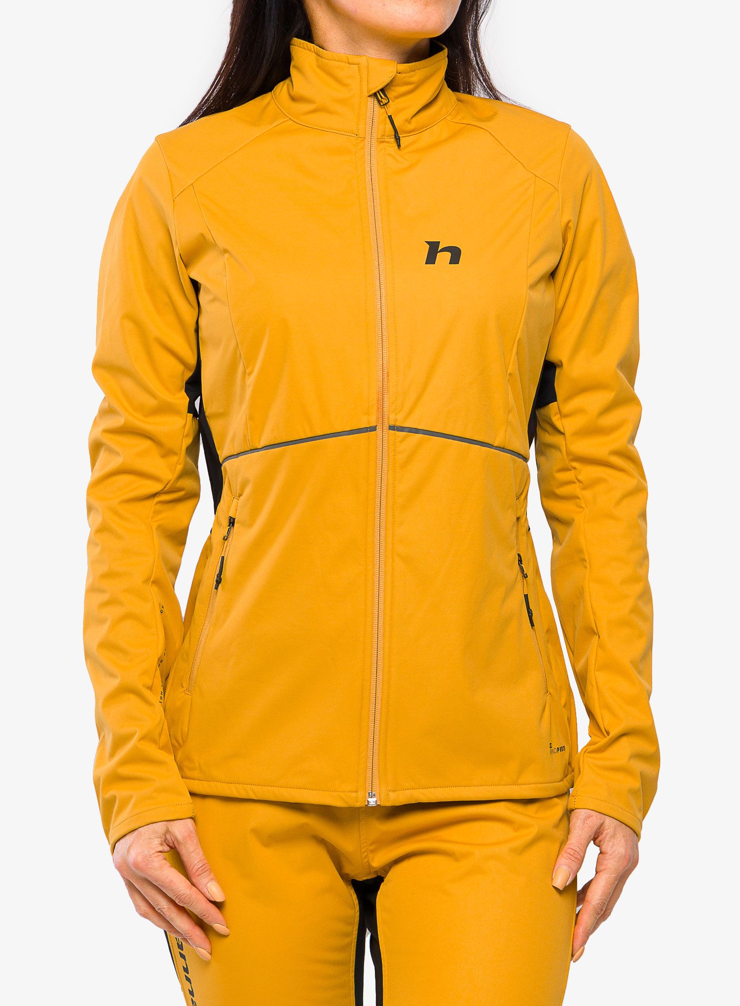 Ženska softshell jakna Hannah Alison - golden yellow/anthracite