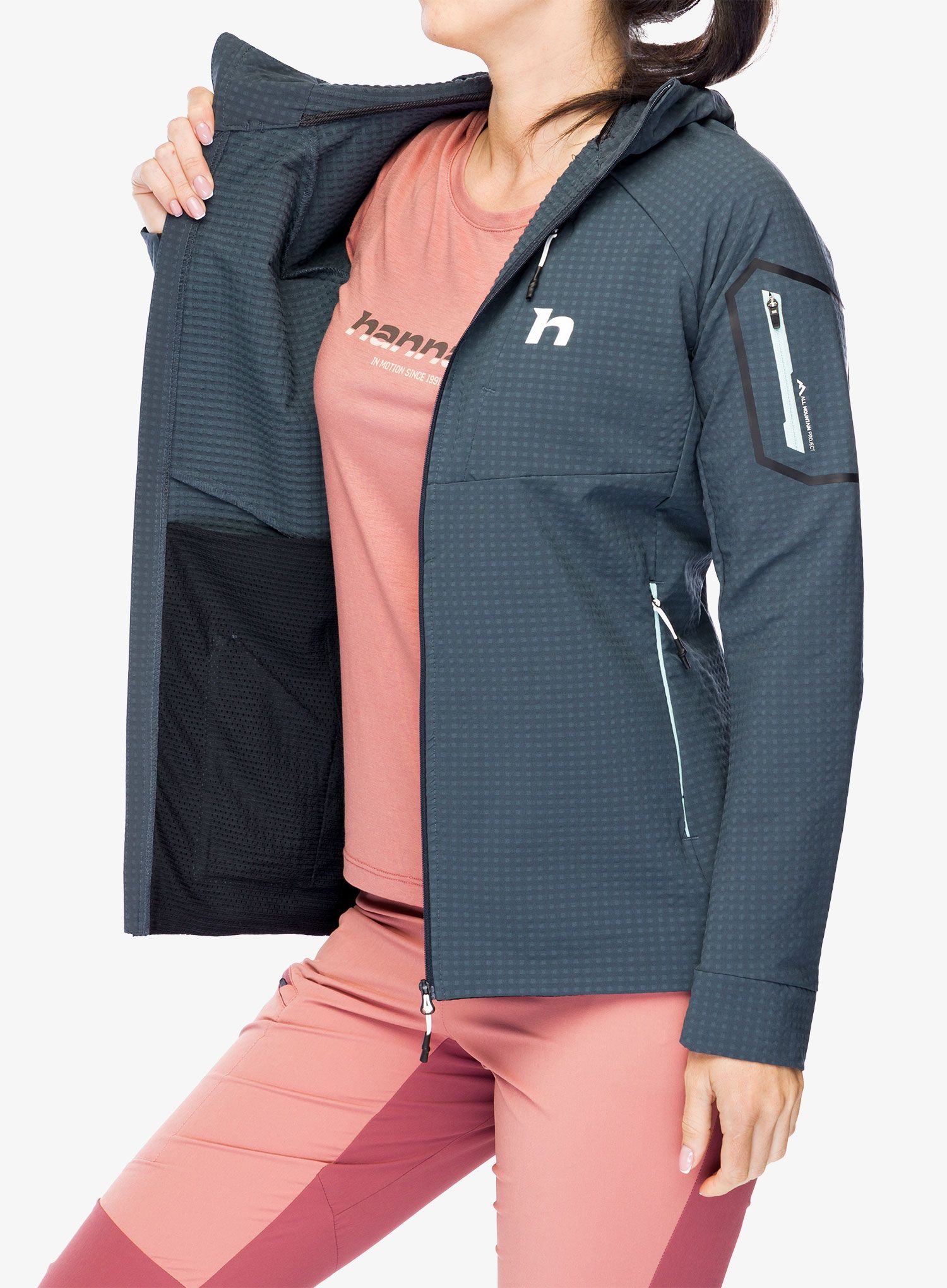 Ženska softshell jakna Hannah Arina Hoody - india ink
