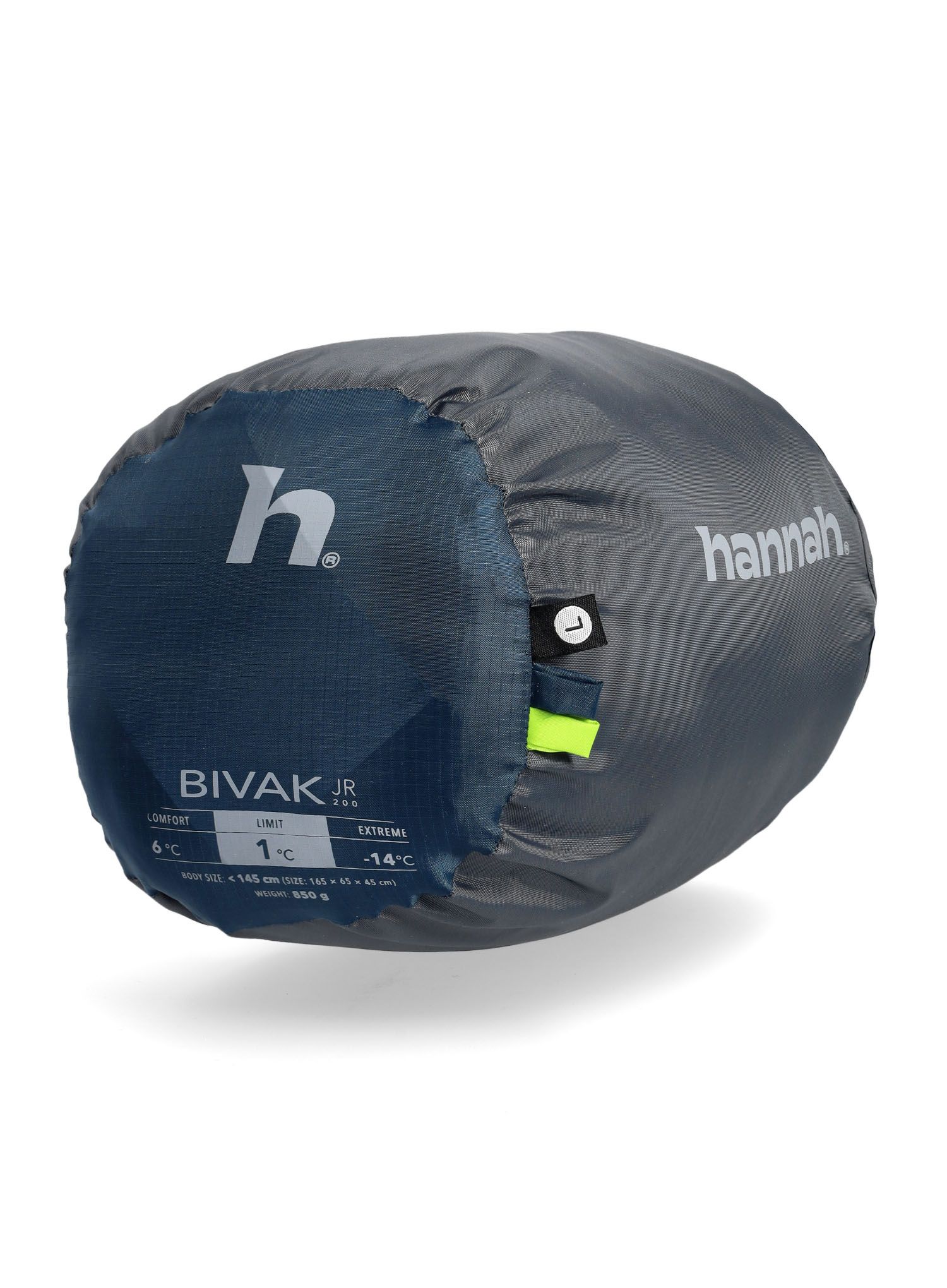 Otroška spalna vreča Hannah Bivak Jr 200 (140 cm) - midnight navy/lime green II