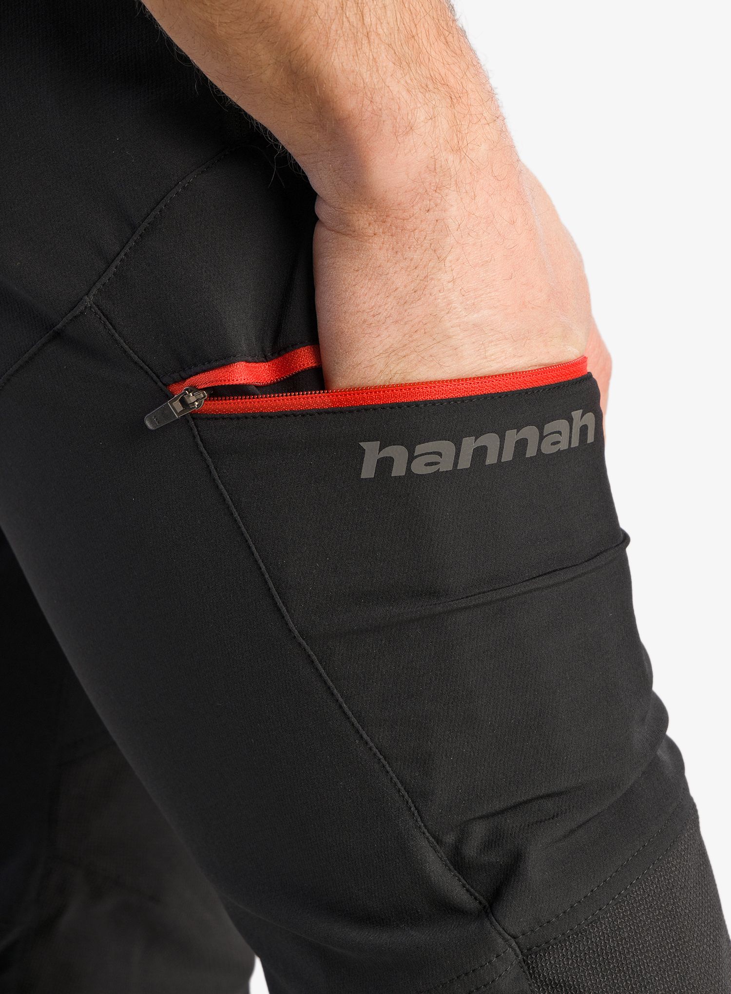 Moške softshell hlače Hannah Claim II - anthracite red