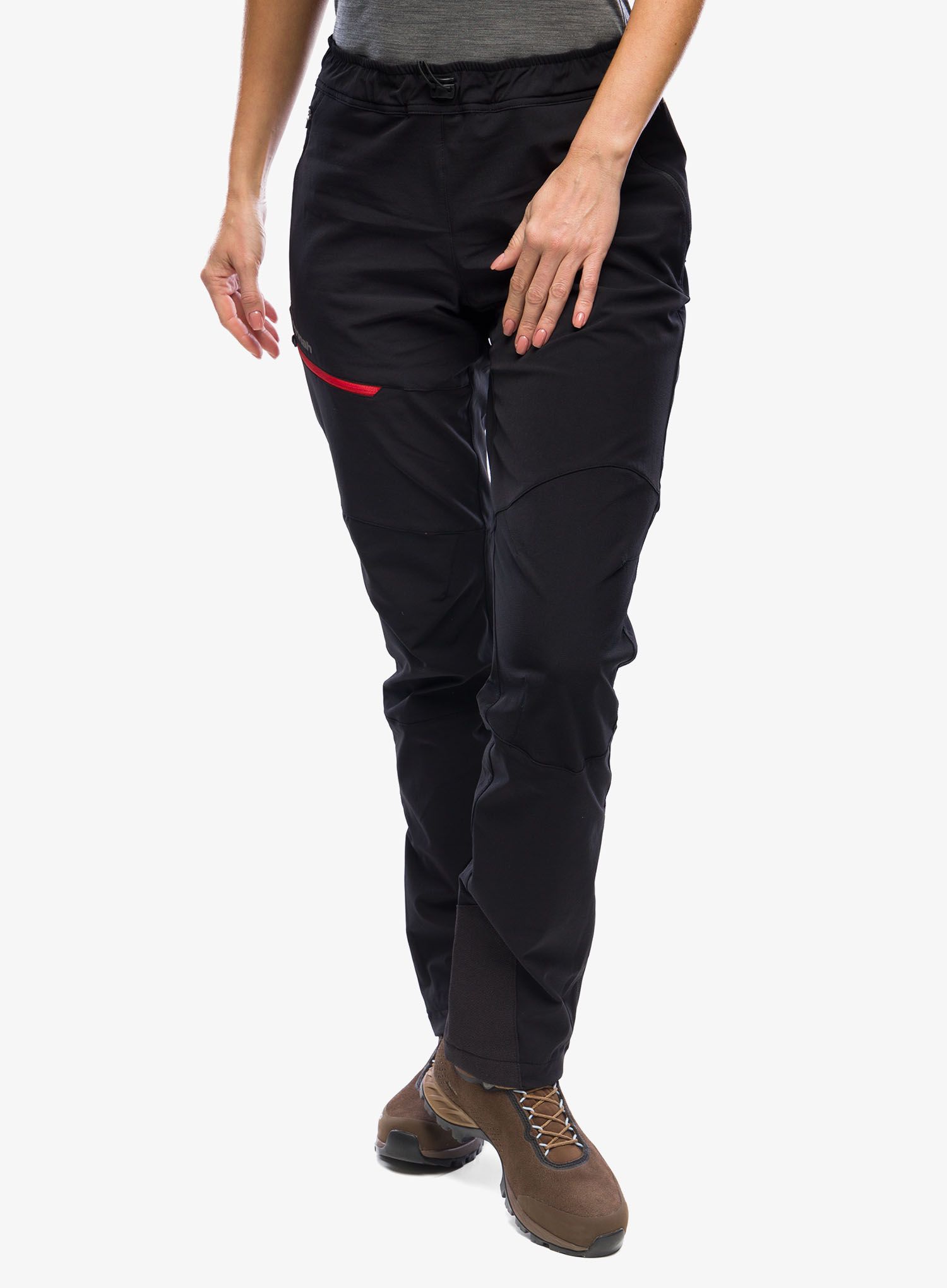 Ženske softshell hlače Hannah Claim W - anthracite red