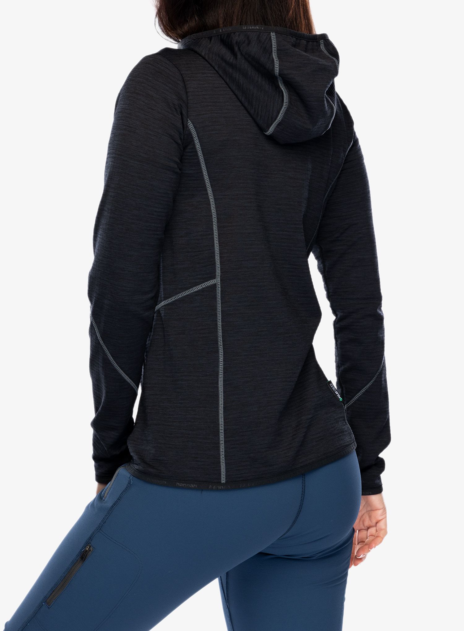Ženska jopa s kapuco Hannah Dagnys Hoody - anthracite mel