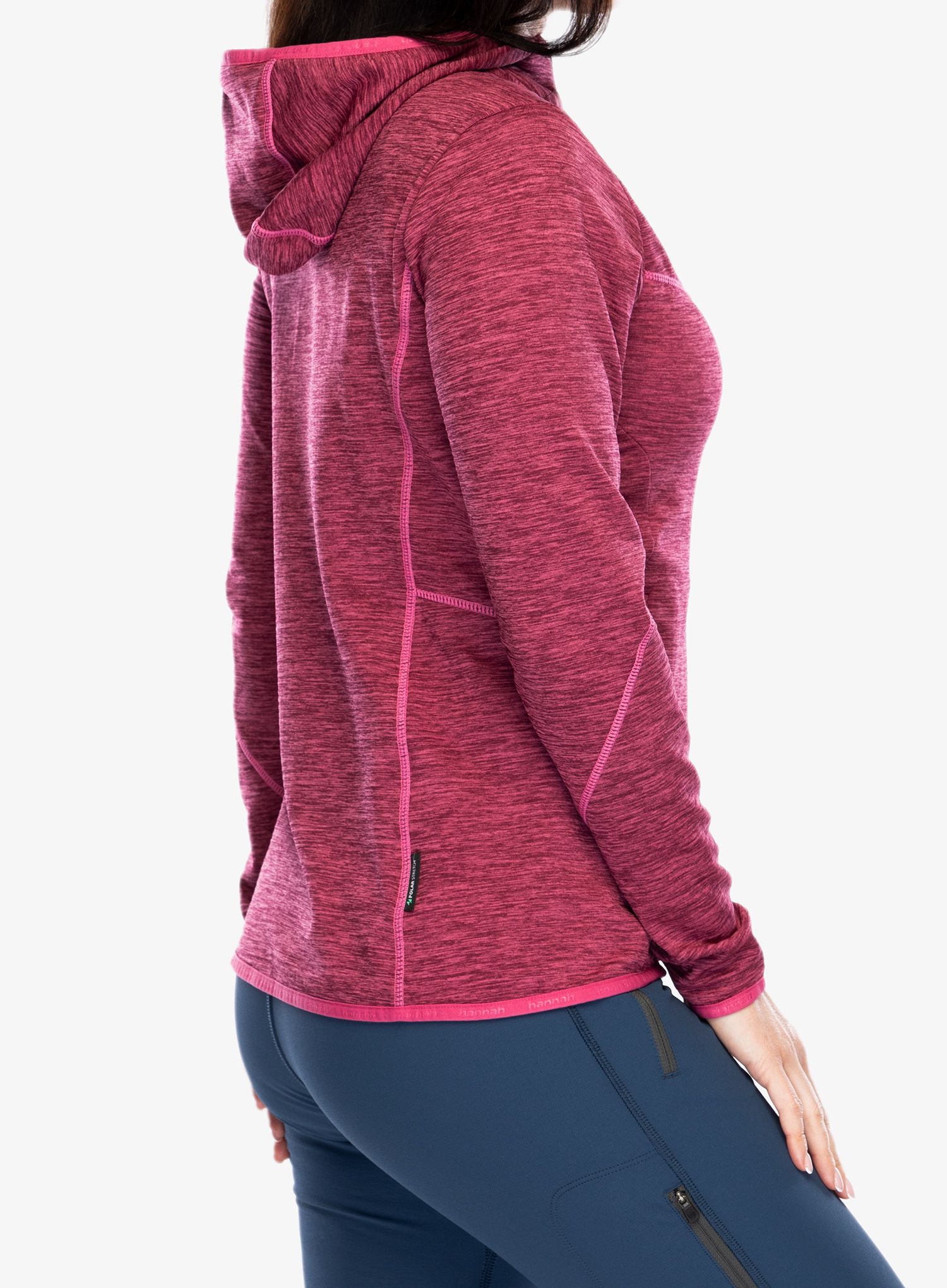 Ženska jopa s kapuco Hannah Dagnys Hoody - honeysuckle mel I