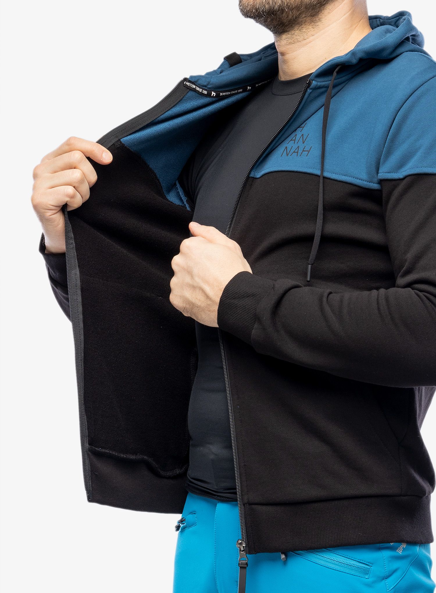 Jopica s kapuco Hannah Fezco Hoody - anthracite/dark denim