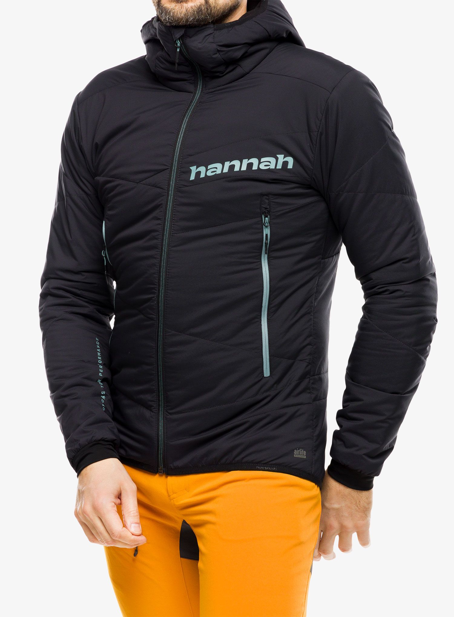 Sintetična jakna Hannah Gabber Hoody - anthracite