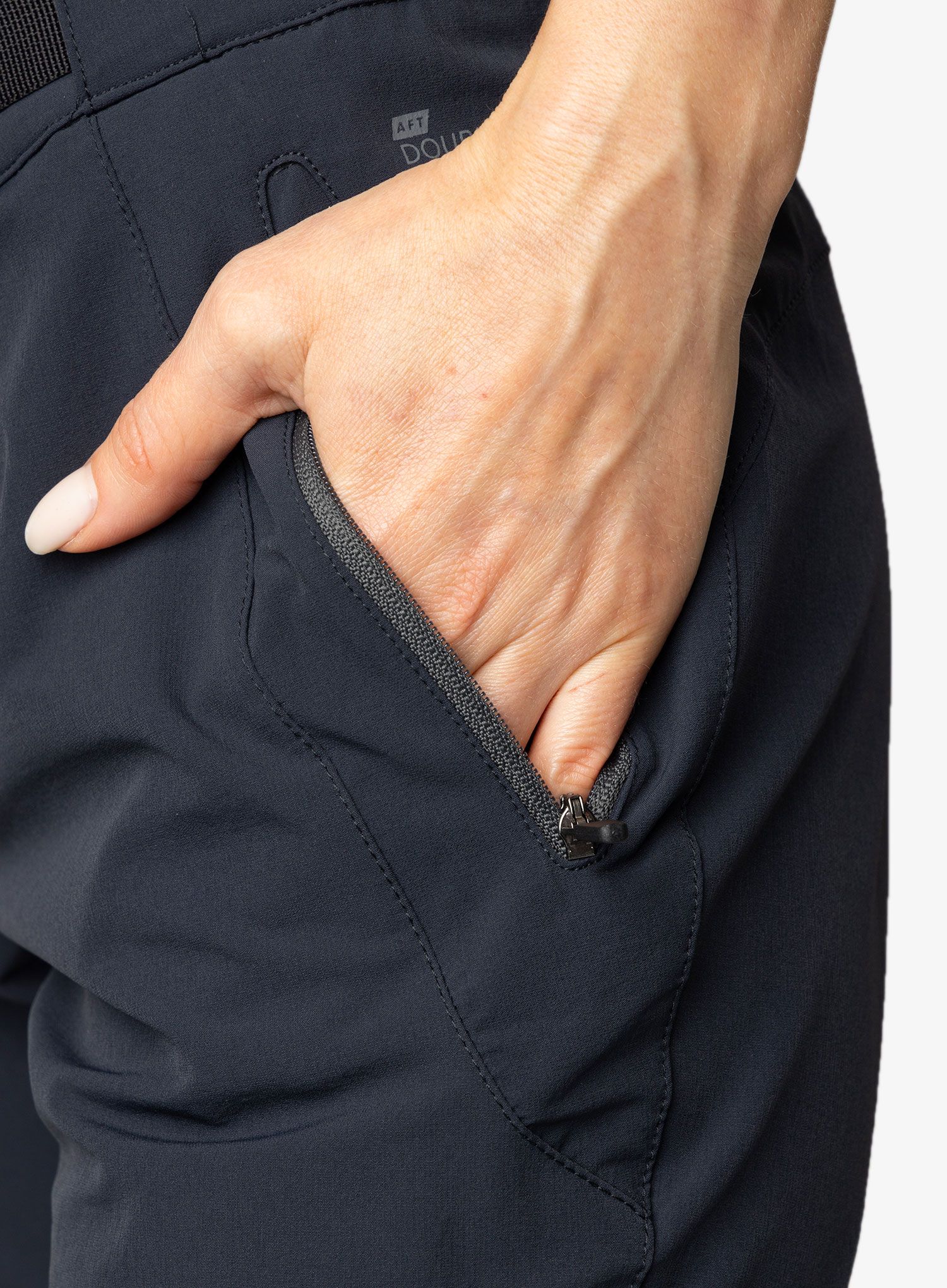 Ženske softshell hlače Hannah Garwynet - anthracite II