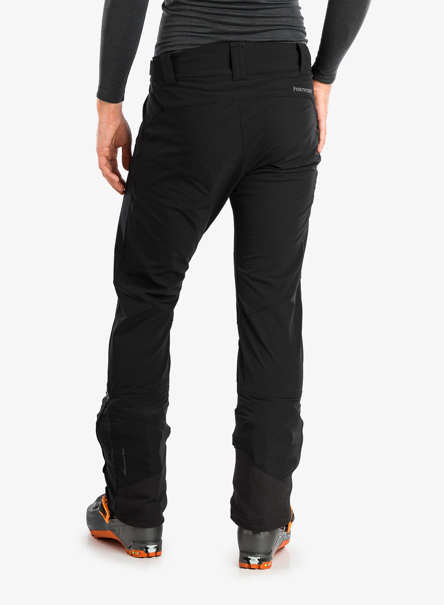 Softshell hlače Hannah Huntley - anthracite II