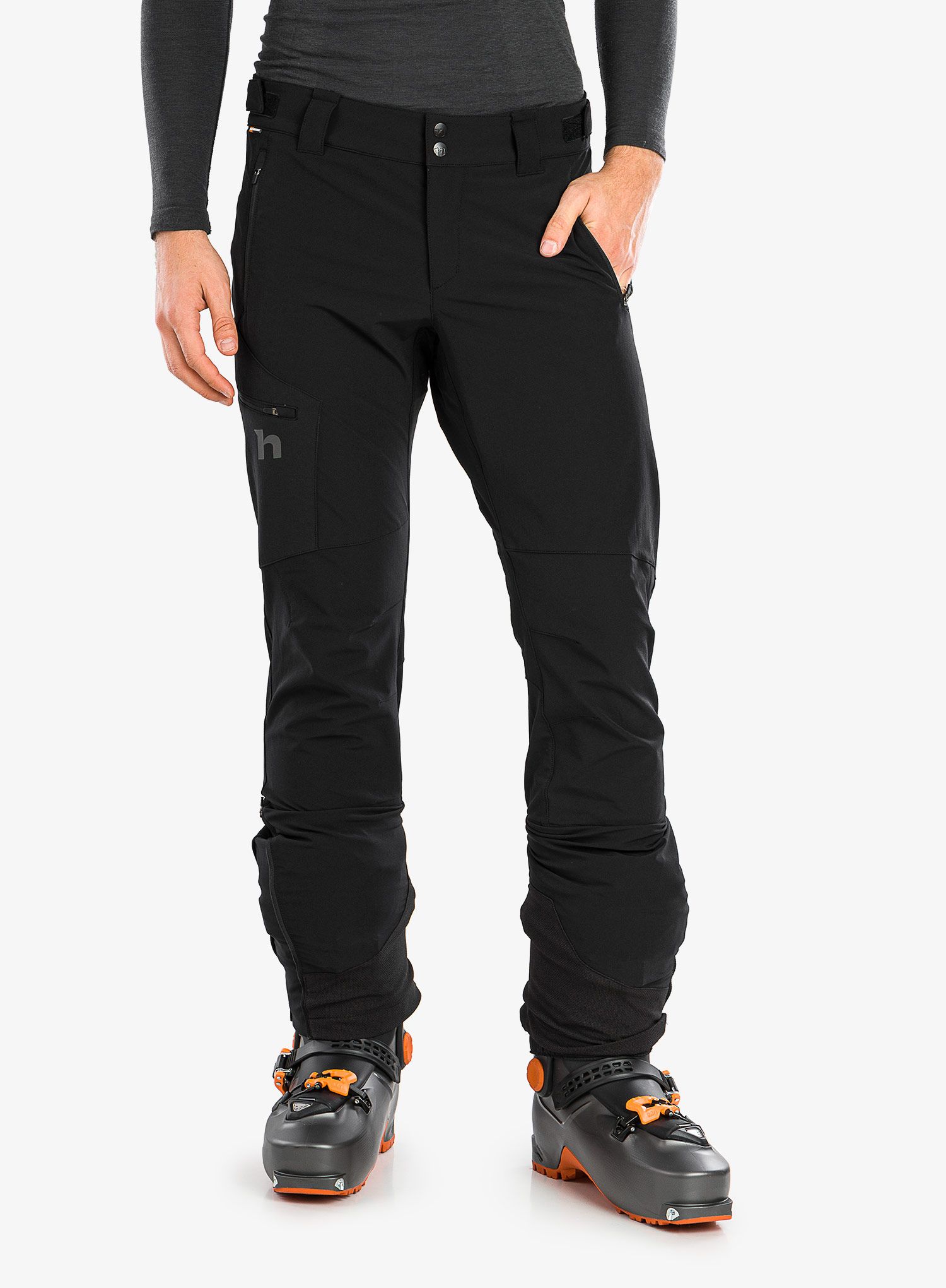Softshell hlače Hannah Huntley - anthracite II