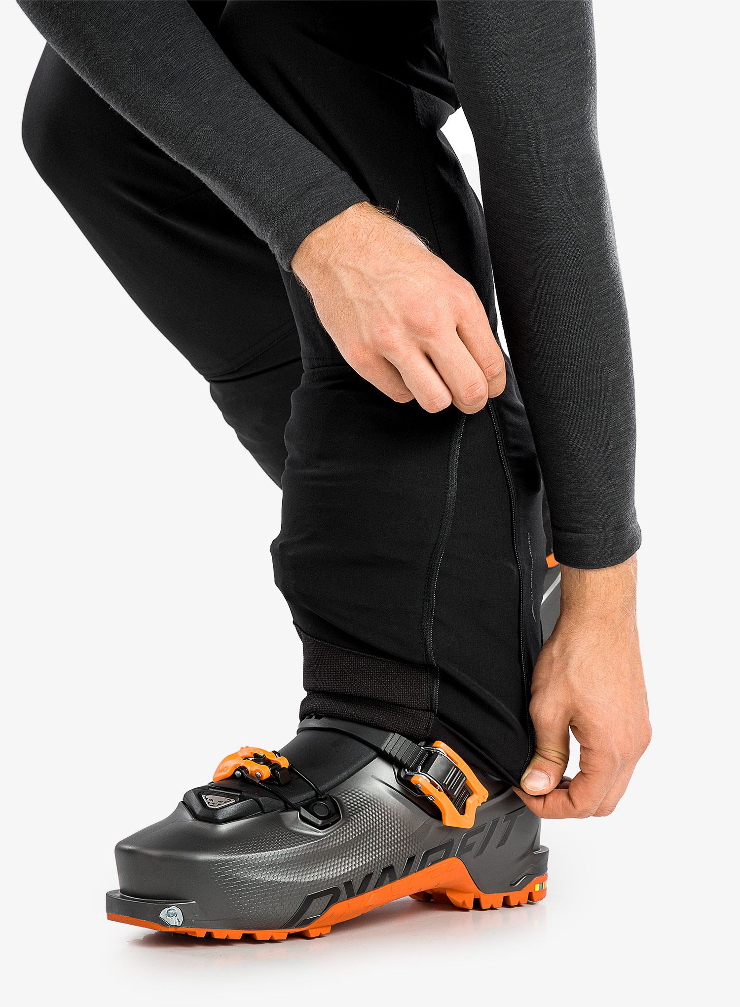 Softshell hlače Hannah Huntley - anthracite II