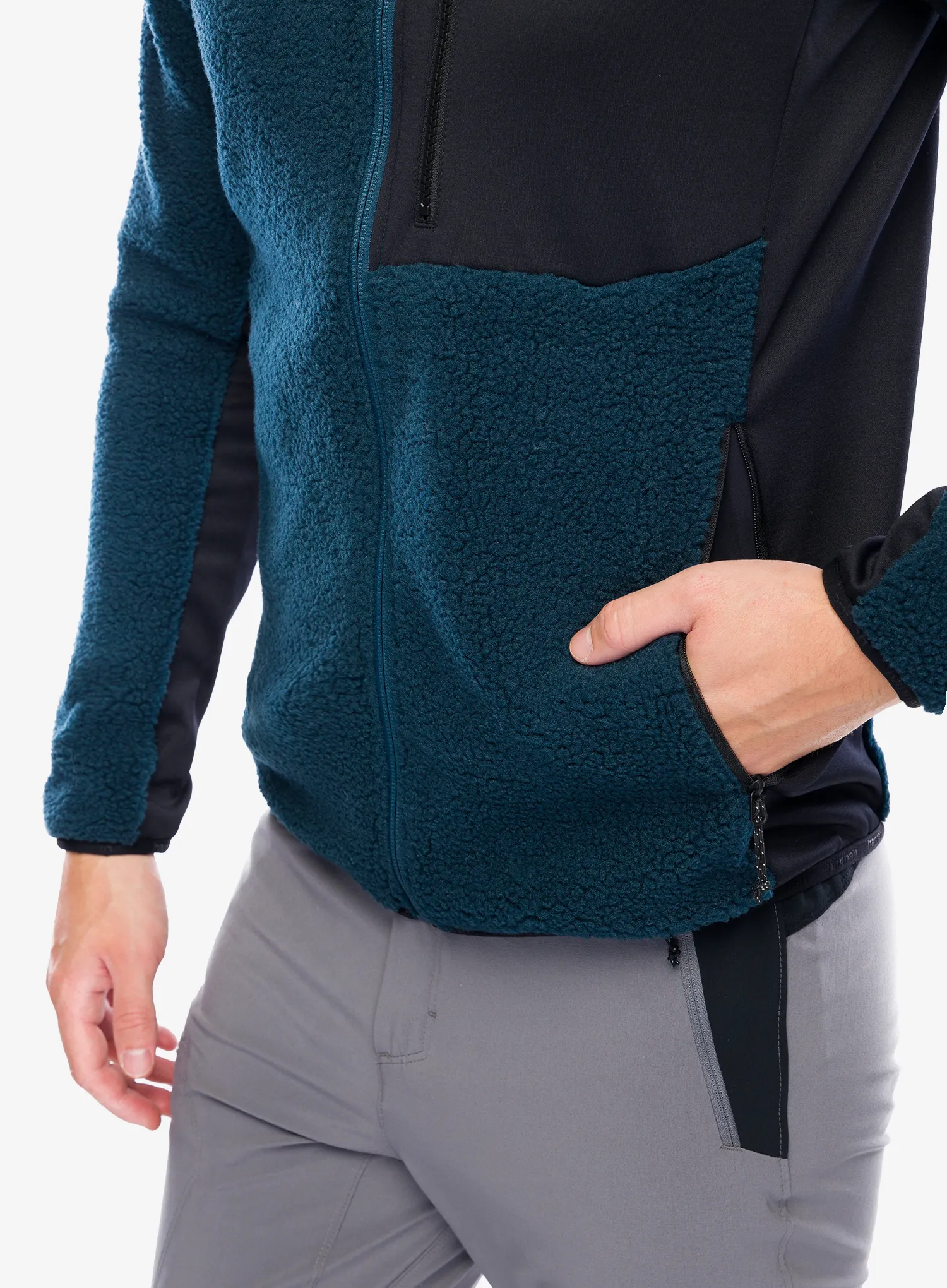 Flis Hannah Kodiak Hoody - stratified sea/anthracite