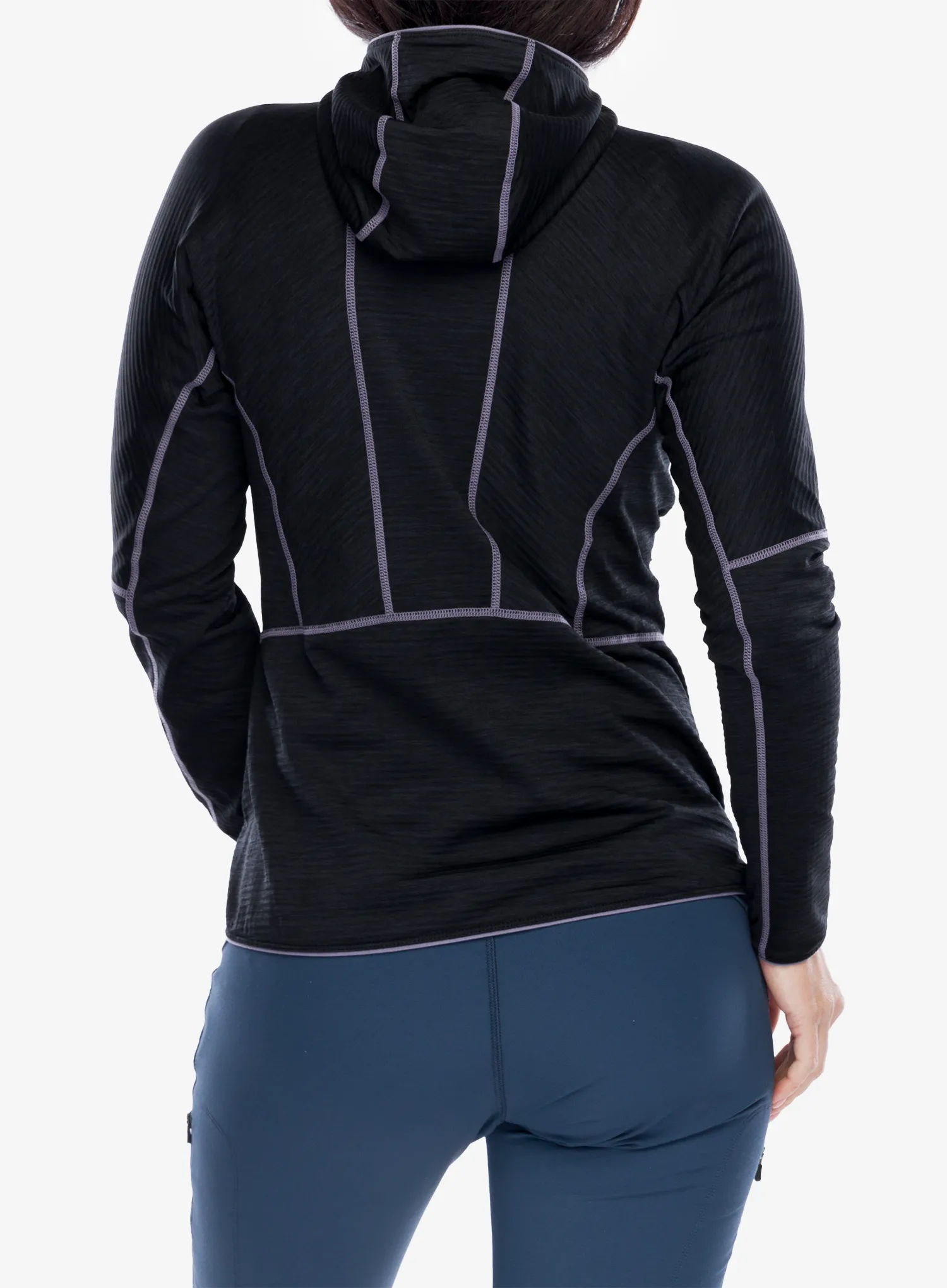 Ženska jopa s kapuco Hannah Meda Hoody - anthracite mel