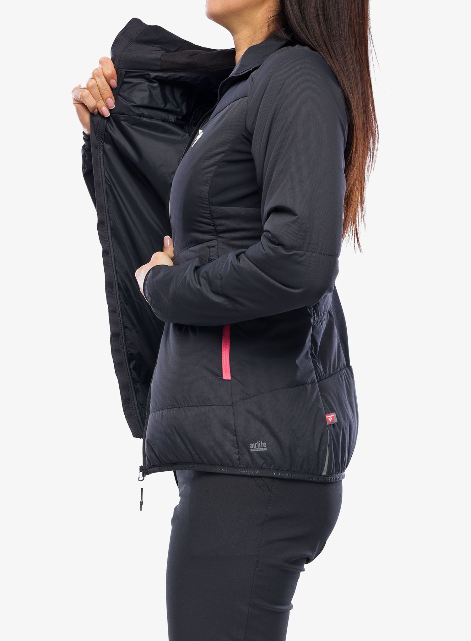 Ženska jakna za turno smučanje Hannah Nava Hoody - anthracite