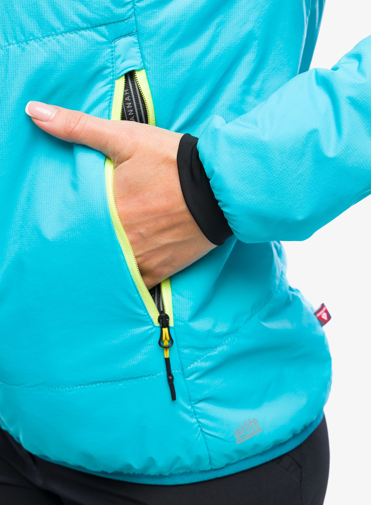 Ženska hibridna jakna Hannah Nava Hoody - scuba blue/enamel blue