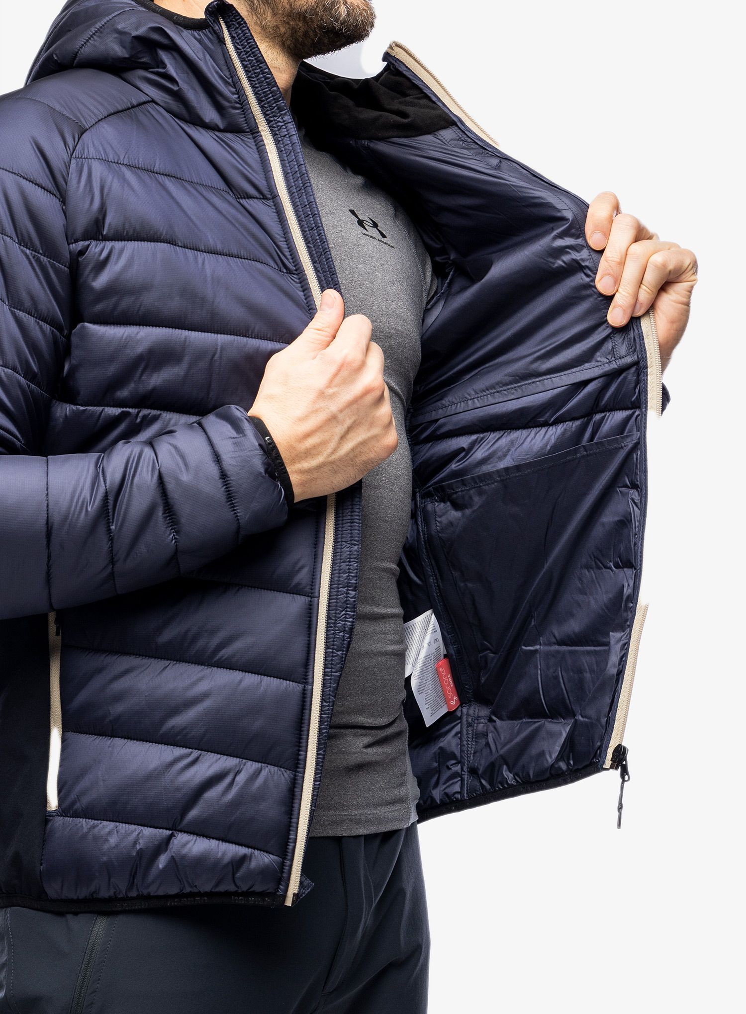 Sintetična jakna Hannah Revel Hoody - graphite/anthracite