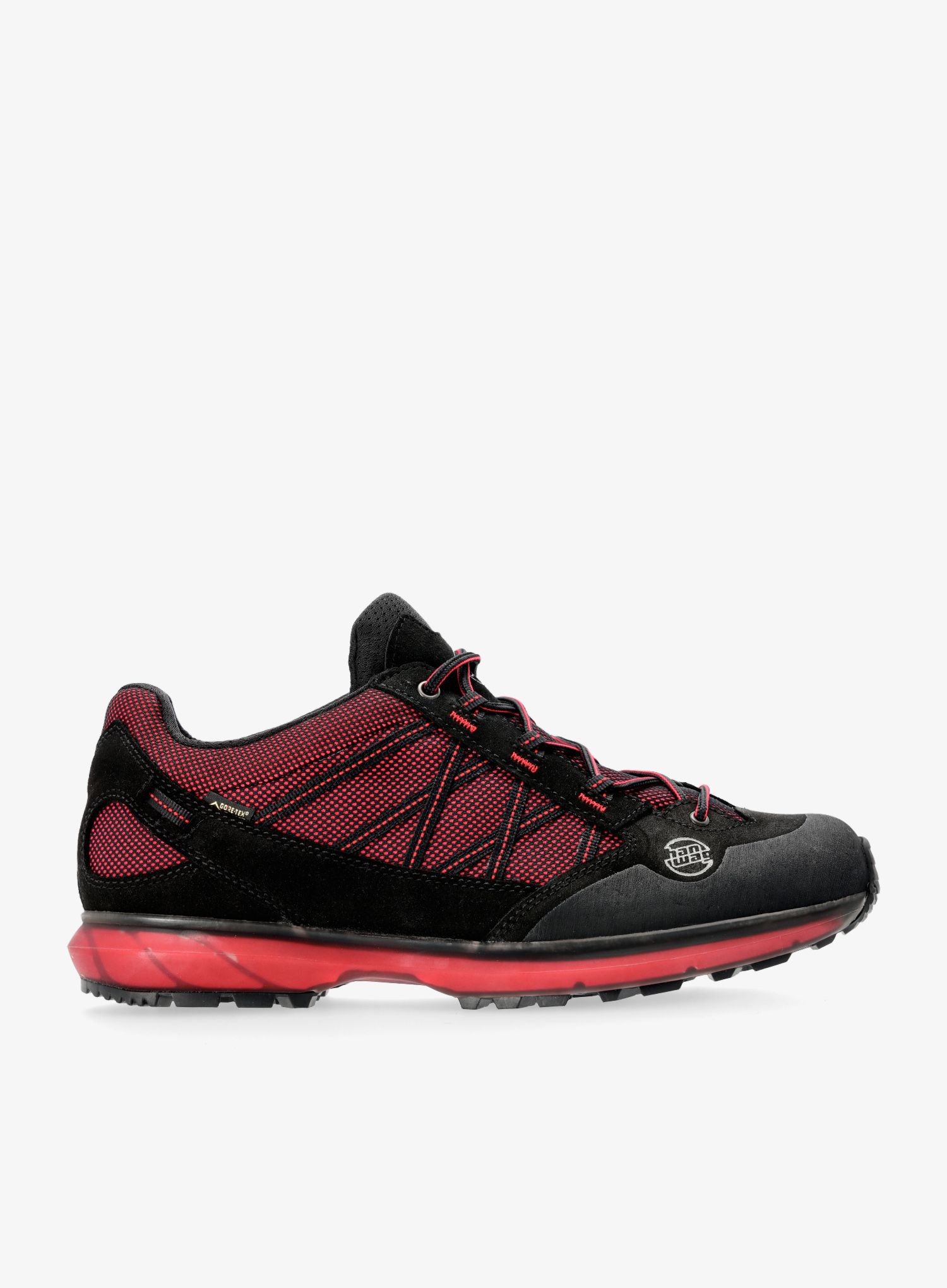 Moški pohodniški čevlji Hanwag Belorado II Tubetec GTX - black/red