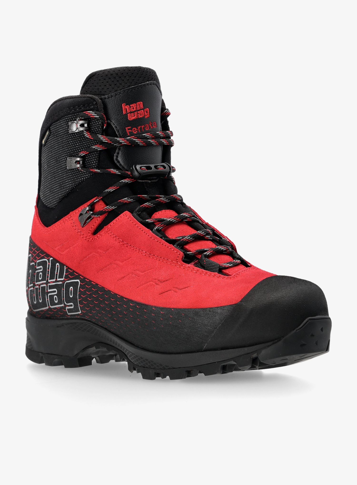 Planinski čevlji Hanwag Ferrata Tour GTX - red/black