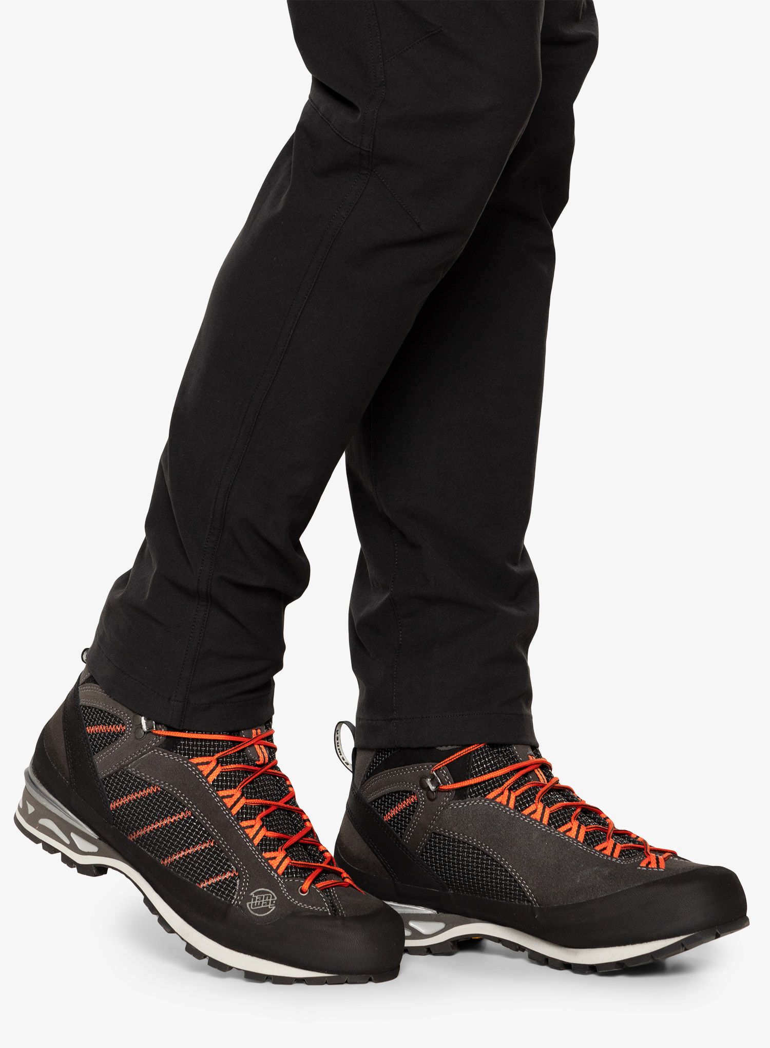 Čevlji za polavtomatske dereze Hanwag Makra Combi GTX - asphalt/orange