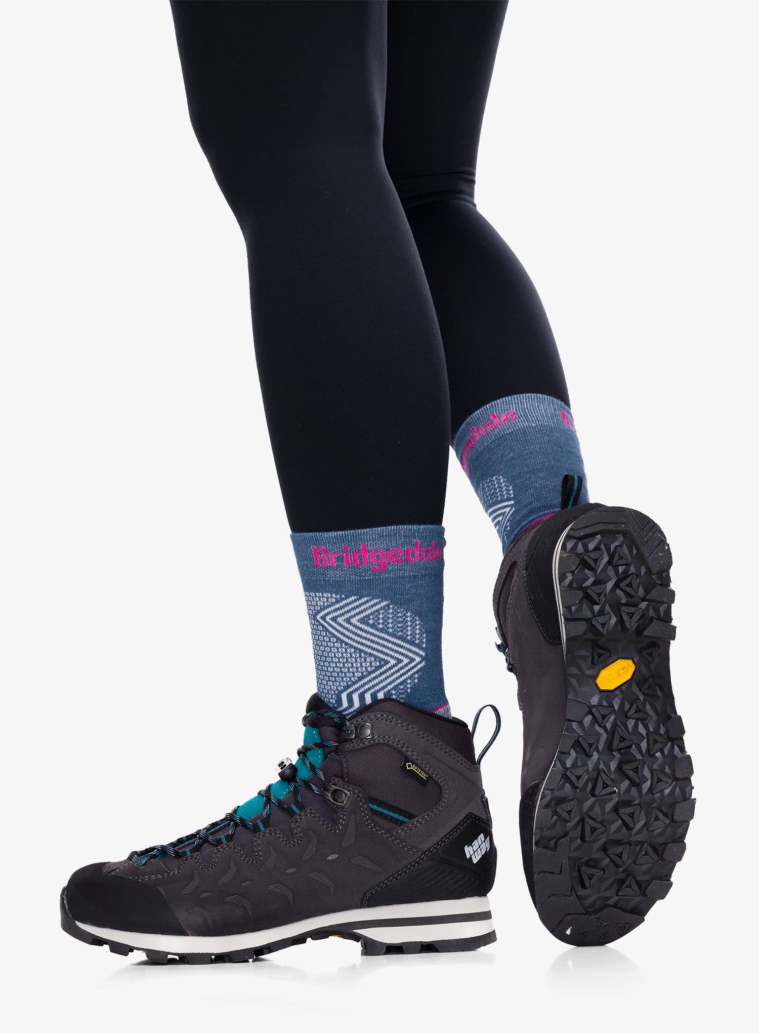 Ženski čevlji Hanwag Makra Light GTX - asphalt/bluegreen