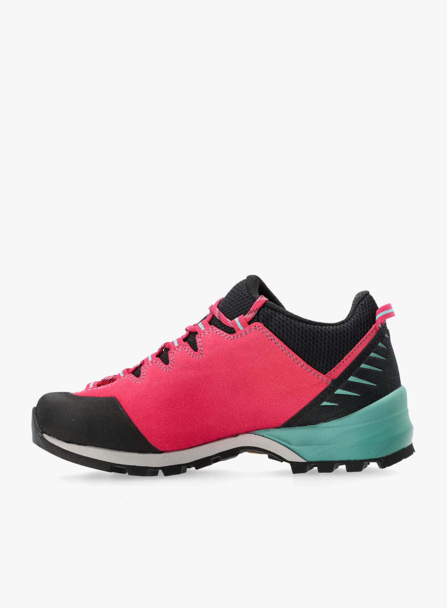 Ženski pristopni čevlji Hanwag Makra Pro Low Lady GTX - pink/mint
