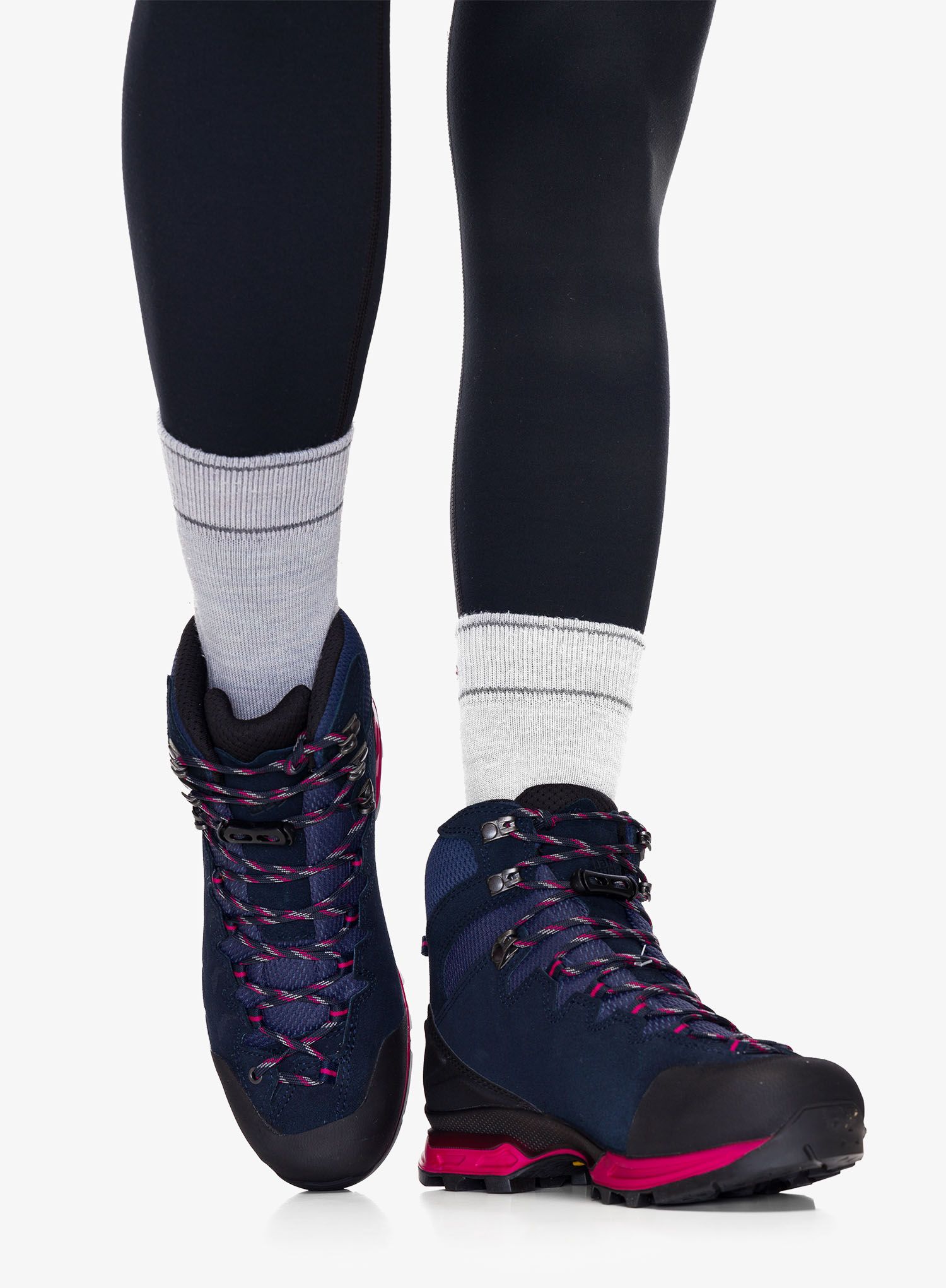 Ženski treking čevlji Hanwag Makra Trek Lady GTX - navy/pink
