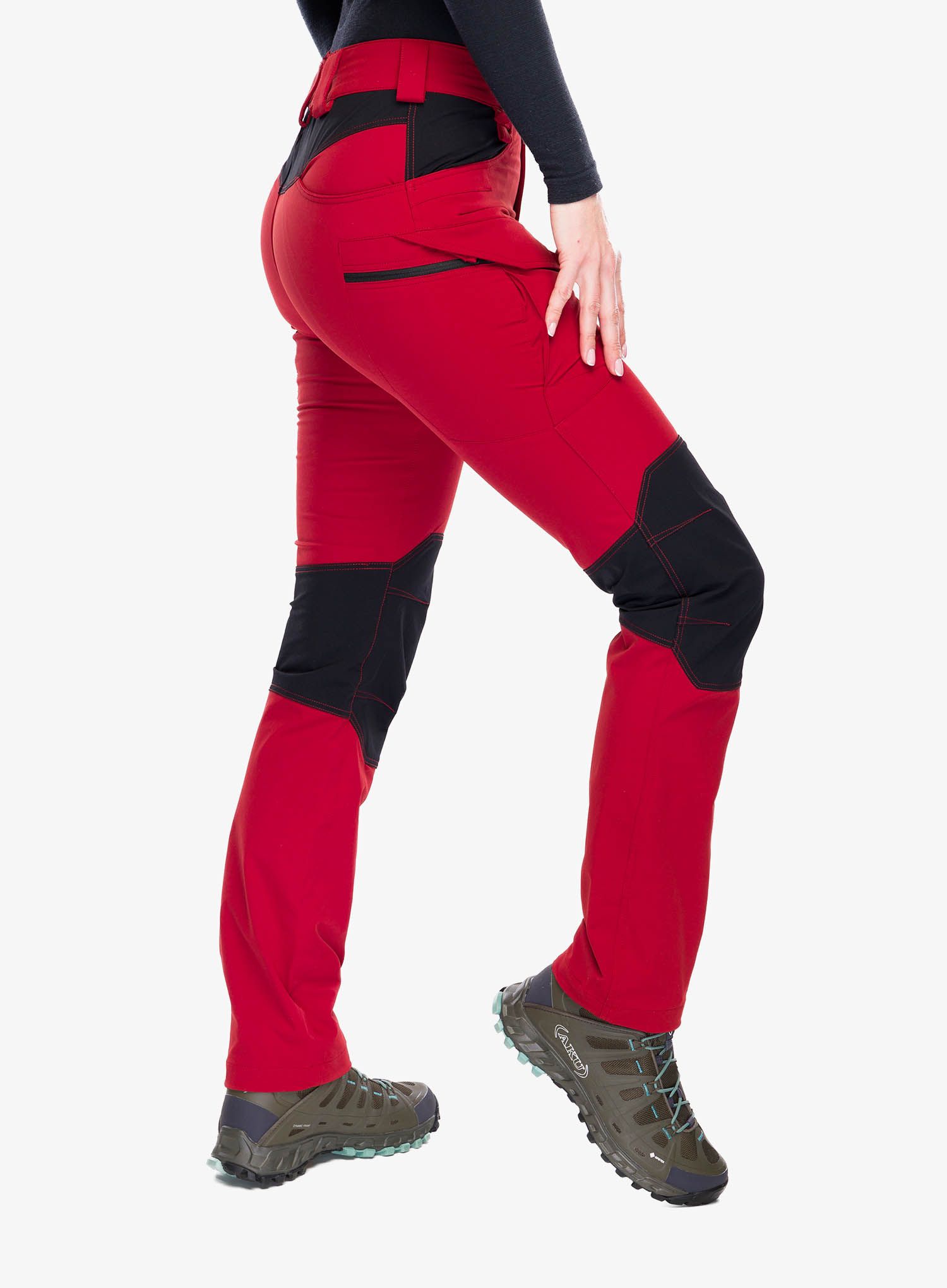 Taktne hlače za ženske Helikon-Tex Outdoor Tactical Pants - crimson sky/black