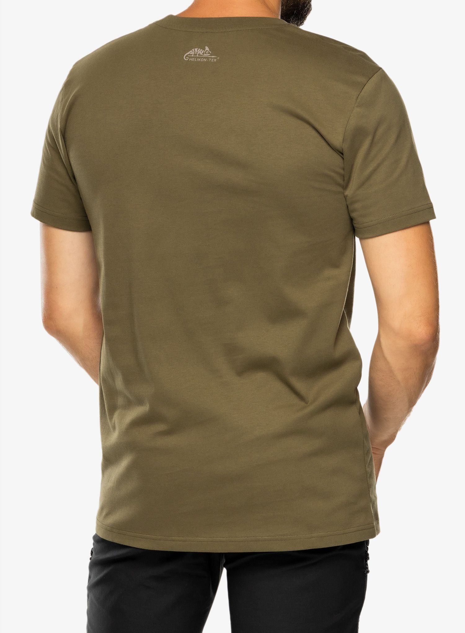 Bombažna majica Helikon-Tex Adventure Is Out There - olive green