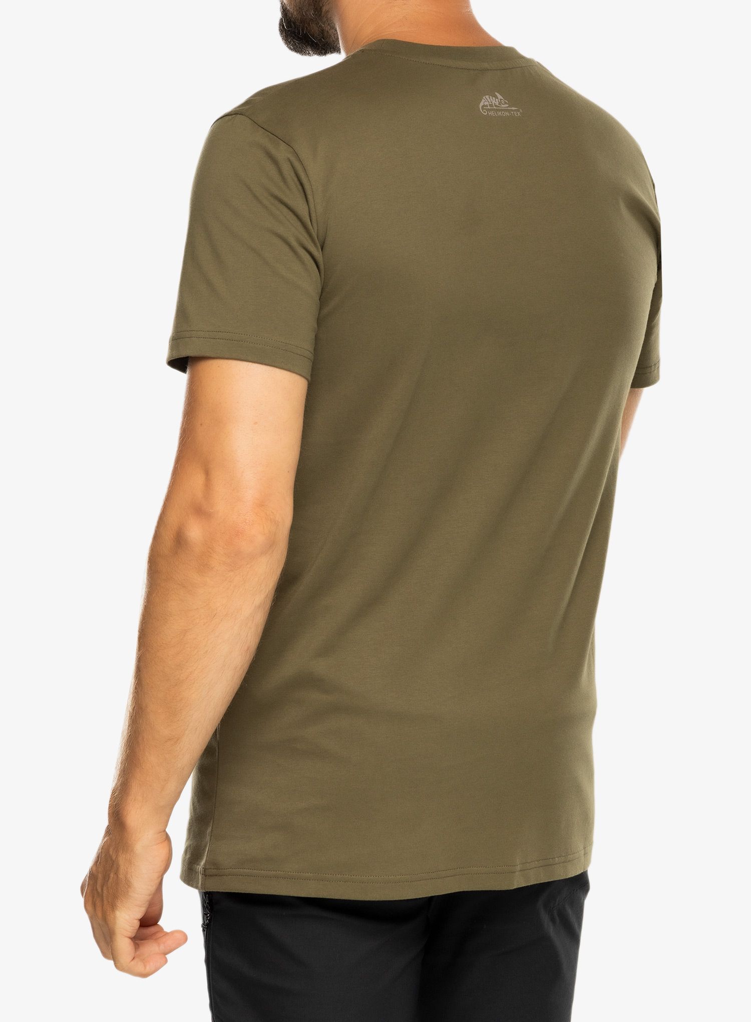 Bombažna majica Helikon-Tex Adventure Is Out There - olive green