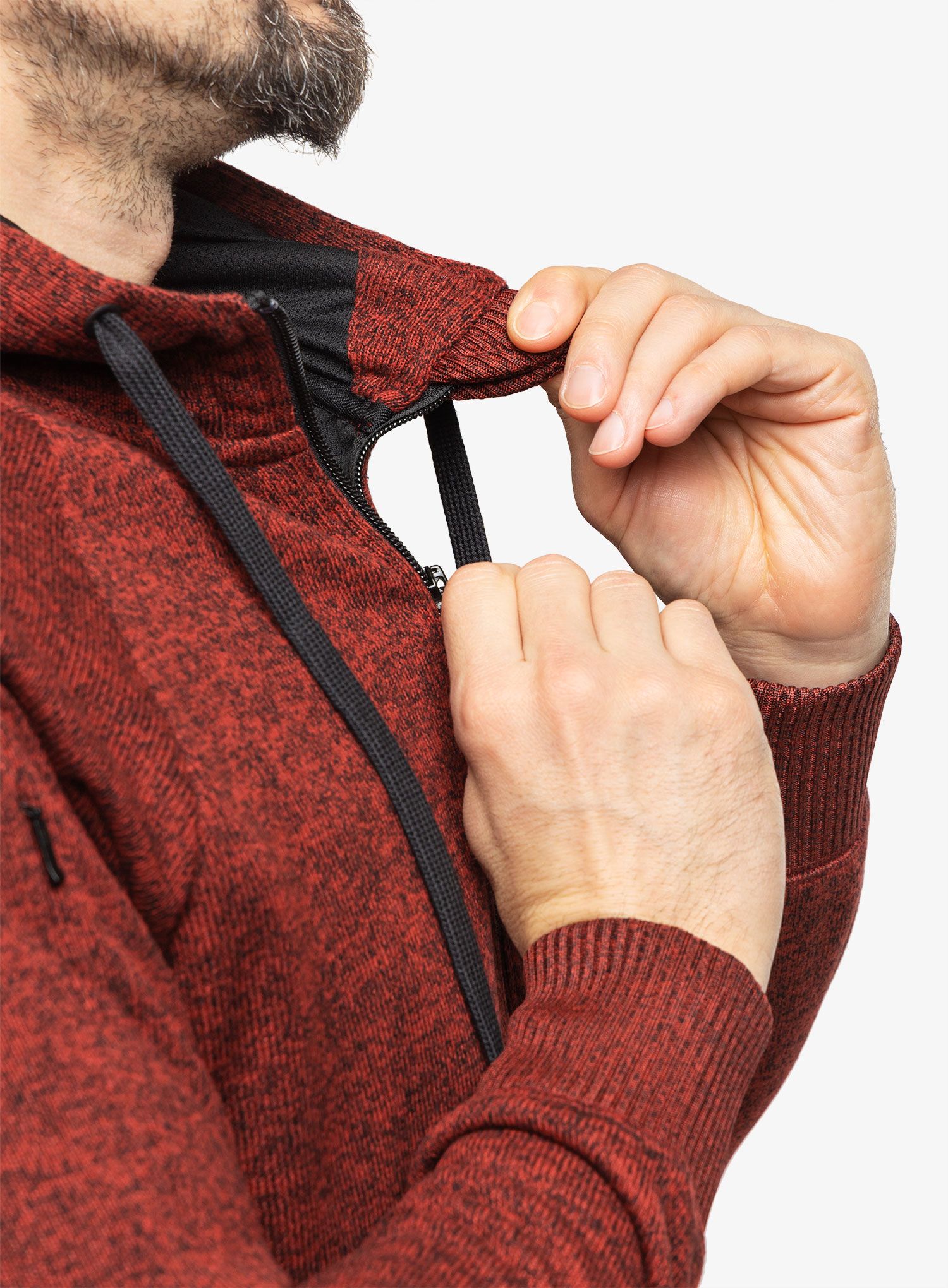 Jopica s kapuco Helikon-Tex Covert Tactical Hoodie Full Zip - melange