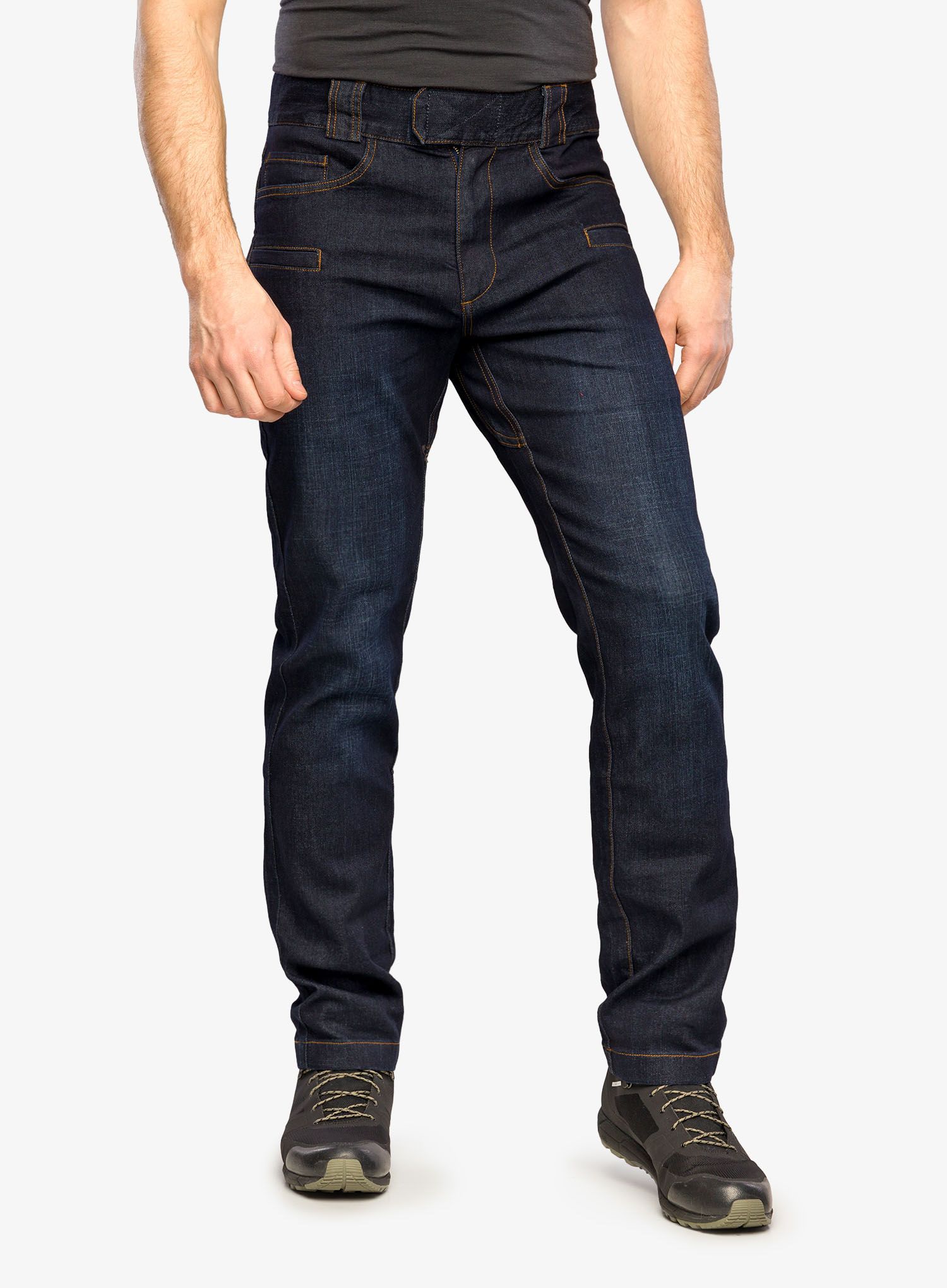 Taktične hlače Helikon-Tex Greyman Tactical Jeans Slim Denim Mid - dark blue