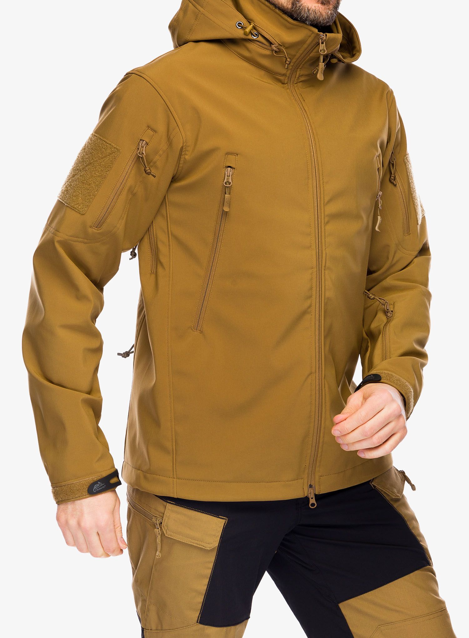 Taktična jakna Helikon-Tex Gunfighter Jacket Shark Skin Windblocker - coyote