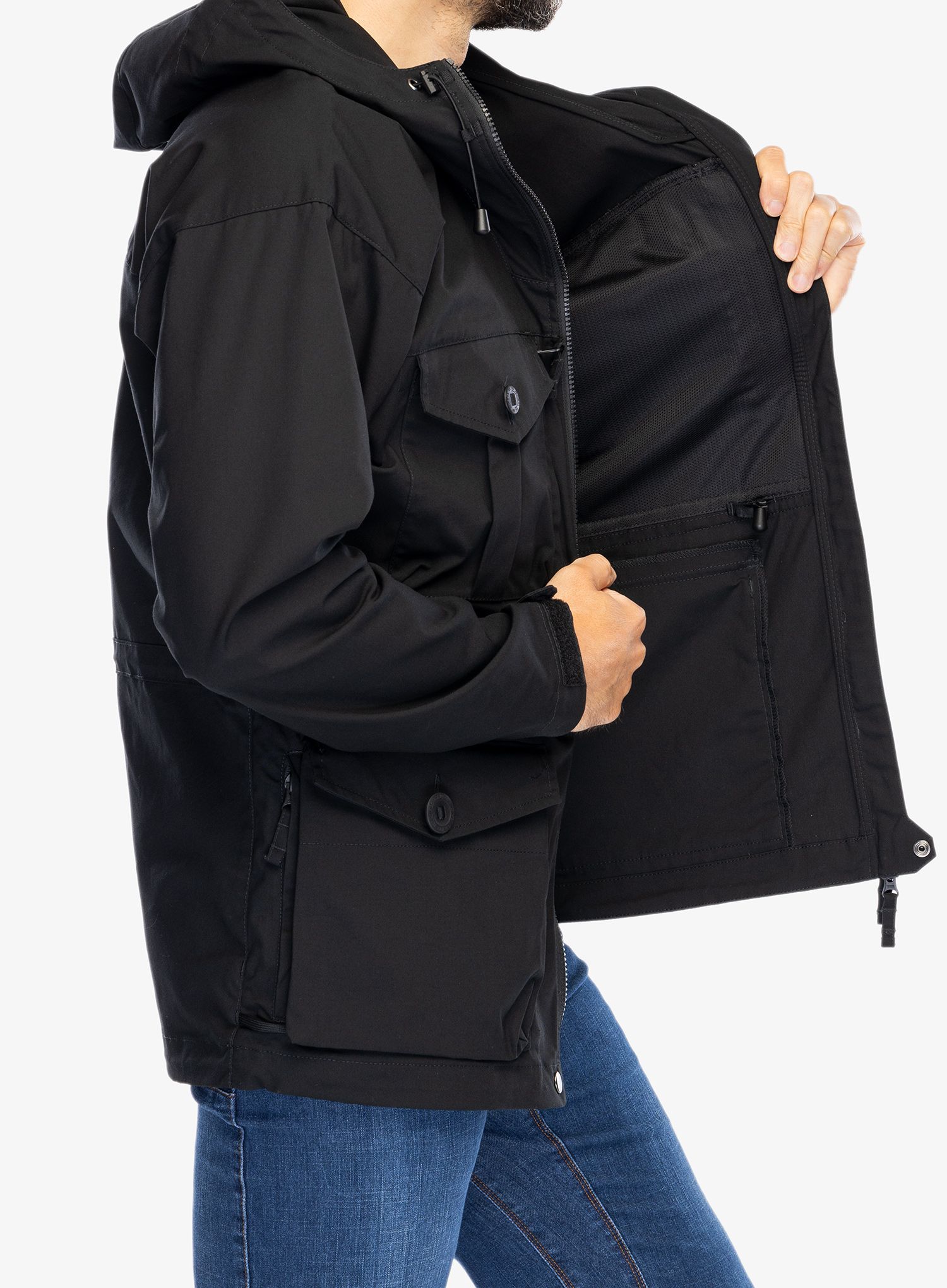 Taktična jakna Helikon-Tex SAS Smock Duracanvas - black