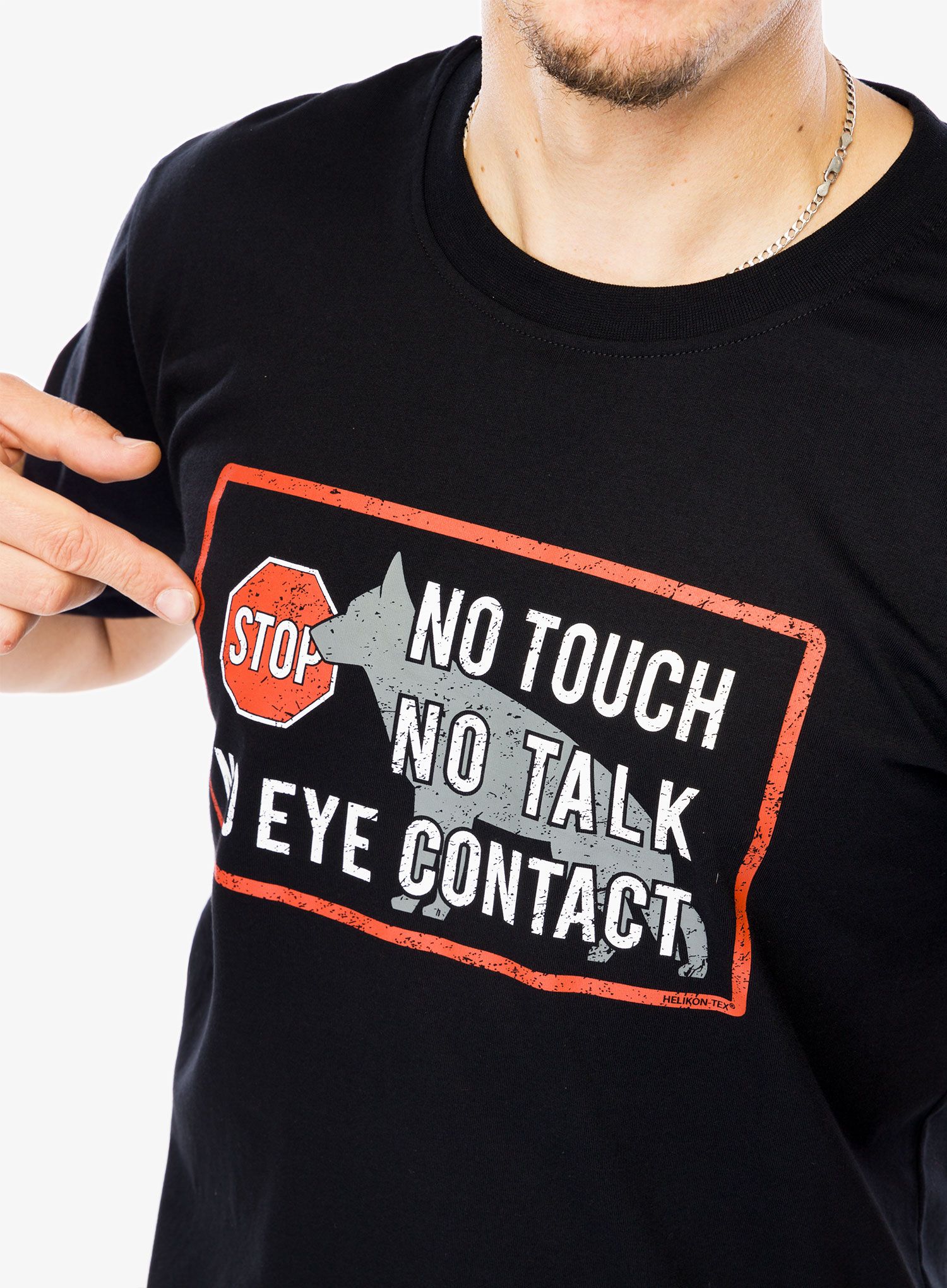 Taktična majica Helikon-Tex T-Shirt K9 No Touch - black