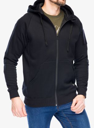 Taktična jopica Helikon-Tex Urban Tactical Hoodie Lite Full Zip - black