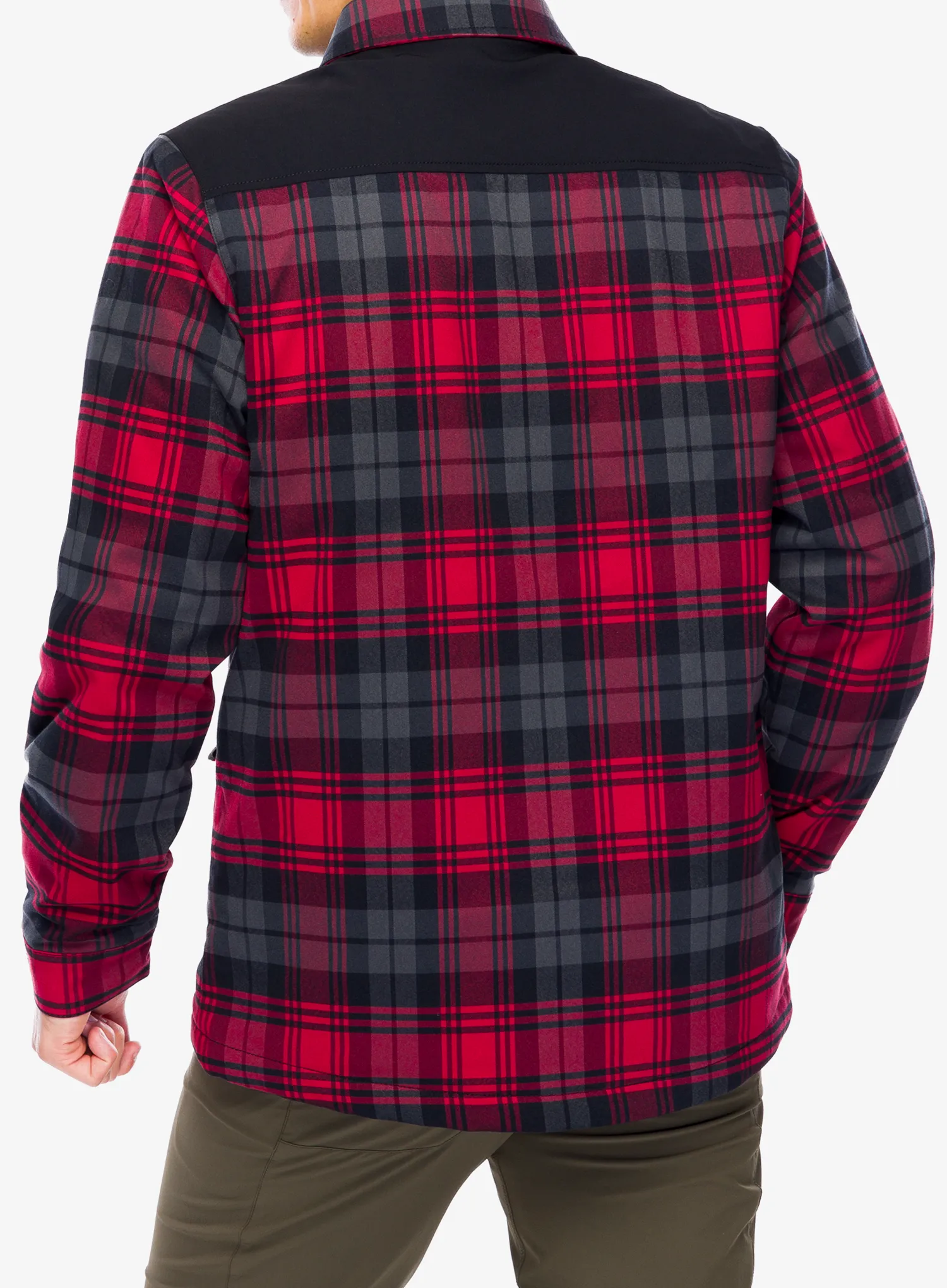 Izolirana majica Helikon-Tex Winter Warden Shirt - slate crimson plaid