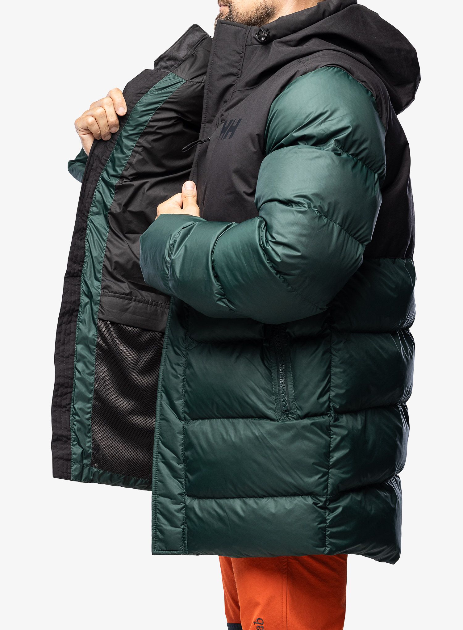Sintetična jakna Helly Hansen Active Puffy Long Jacket - darkest spruce/black