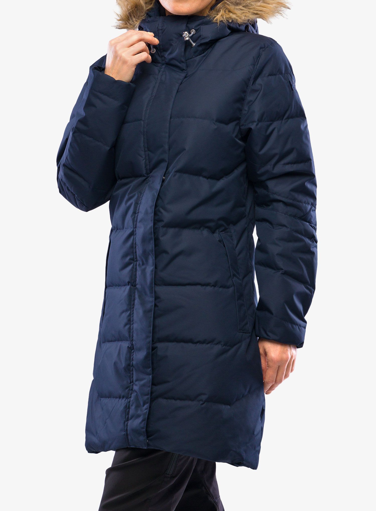 Puhast plašč Helly Hansen Aden Down Parka - navy