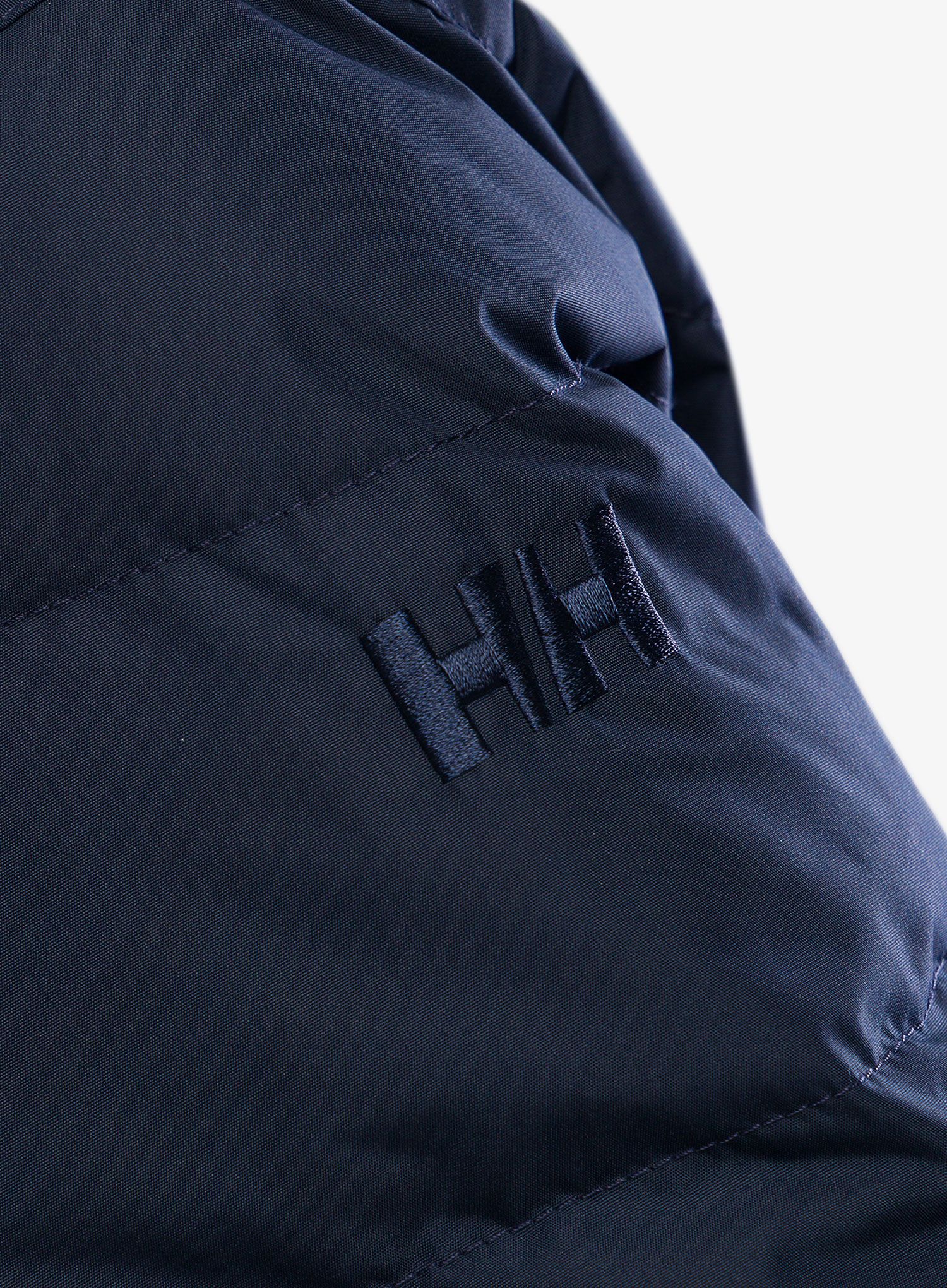 Puhast plašč Helly Hansen Aden Down Parka - navy