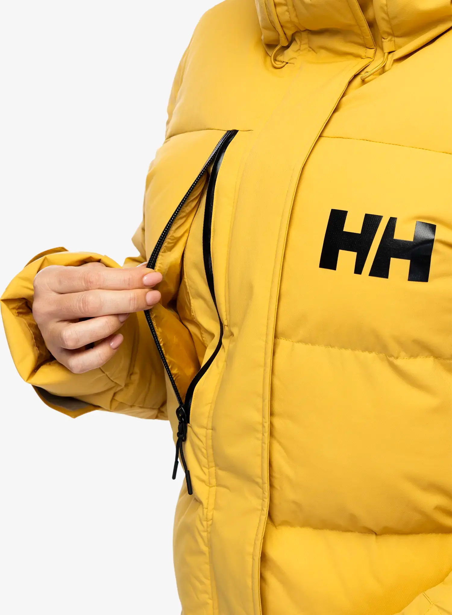 Ženski plašč Helly Hansen Adore Puffy Parka - sand