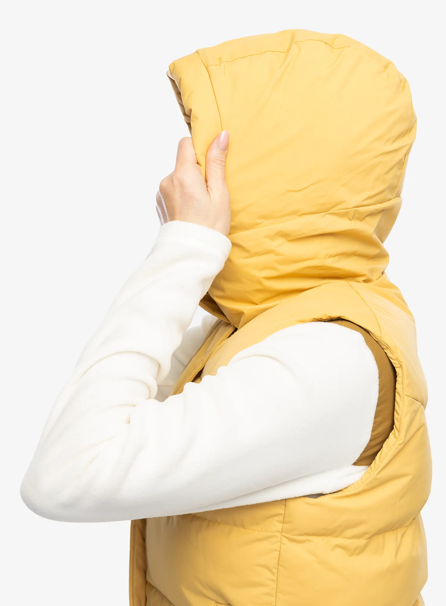 Ženski brezrokavnik Helly Hansen Adore Puffy Vest - sand