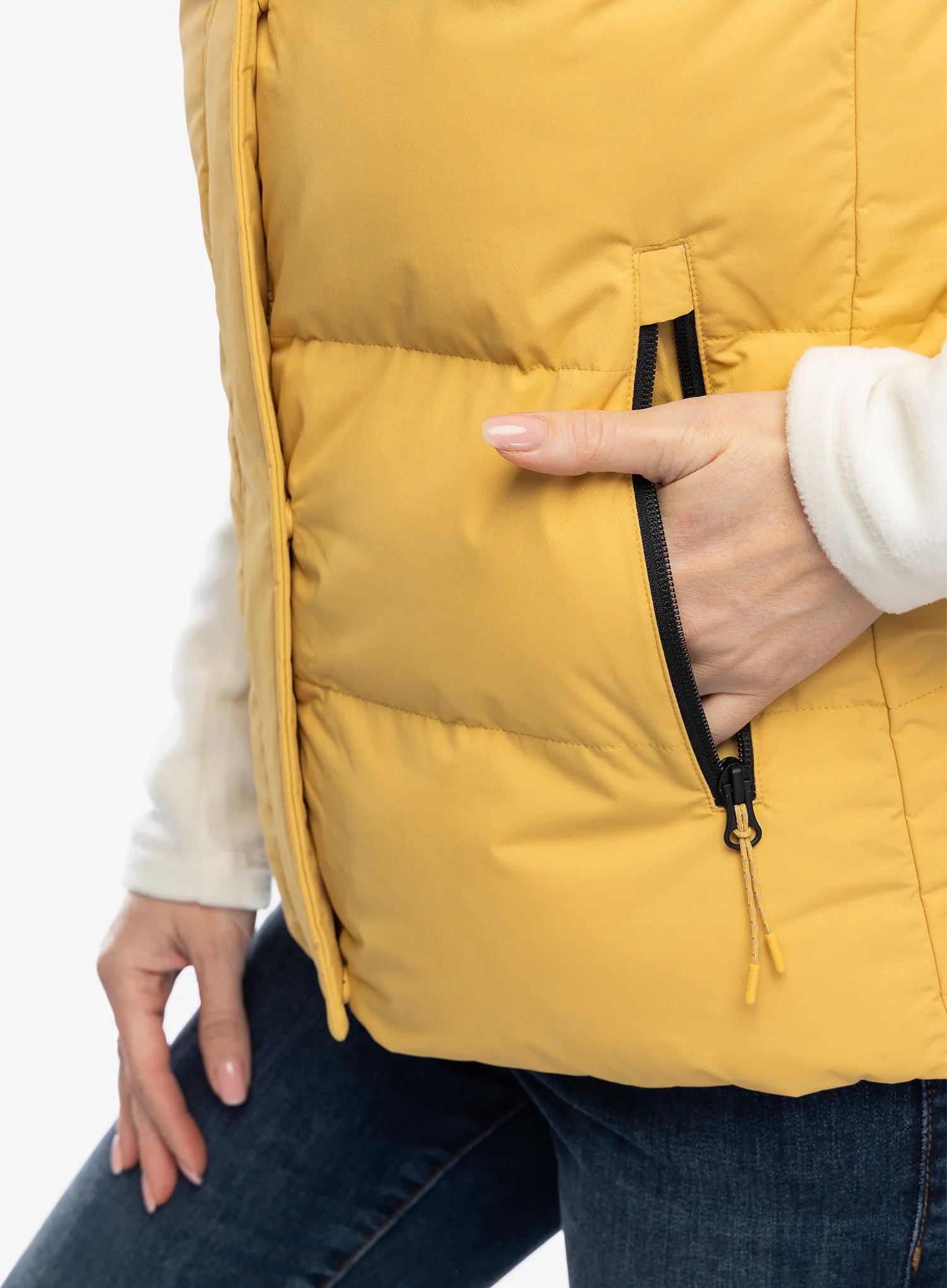 Ženski brezrokavnik Helly Hansen Adore Puffy Vest - sand