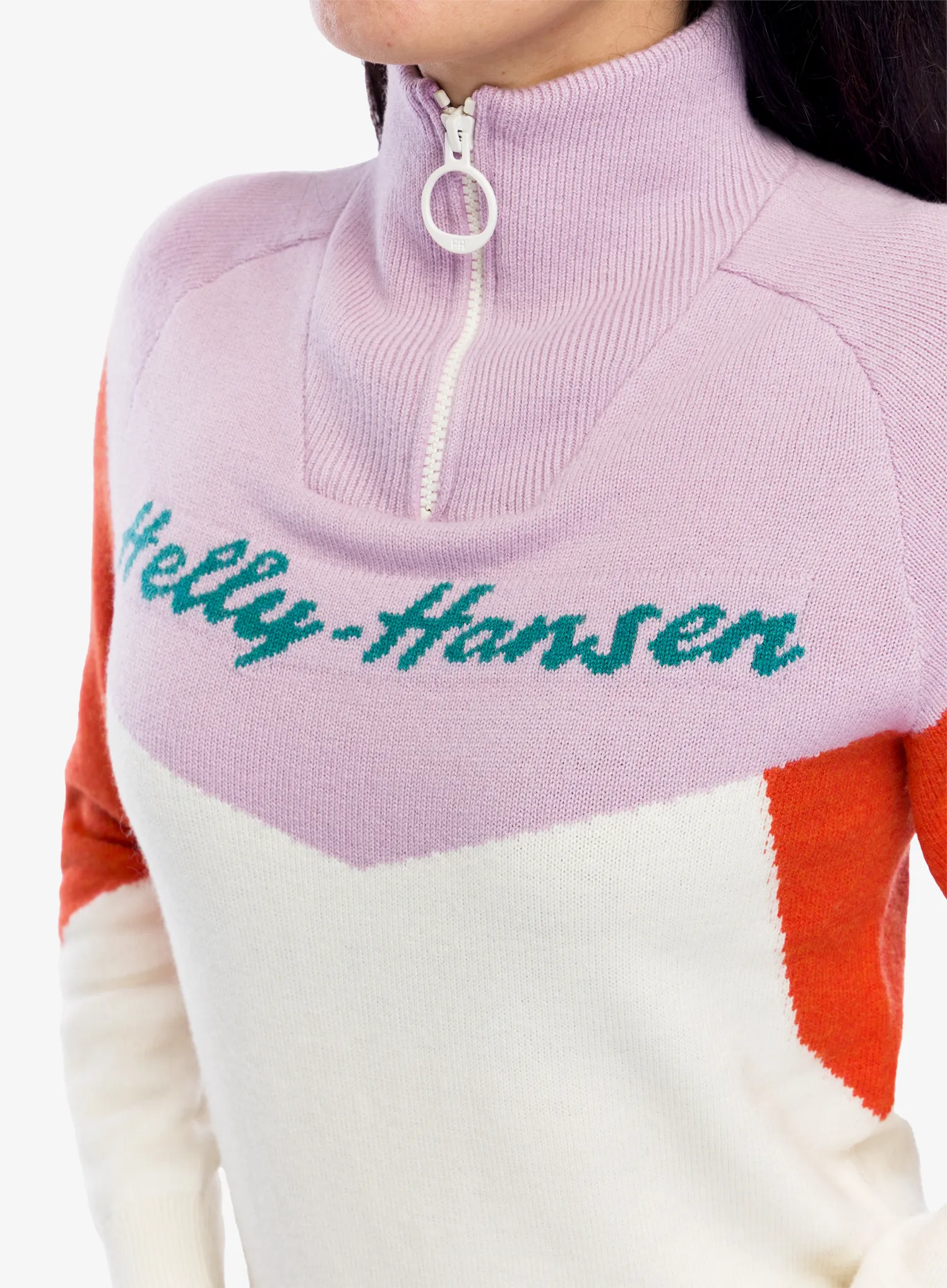 Ženski pulover Helly Hansen Apres Knitted Sweater - snow