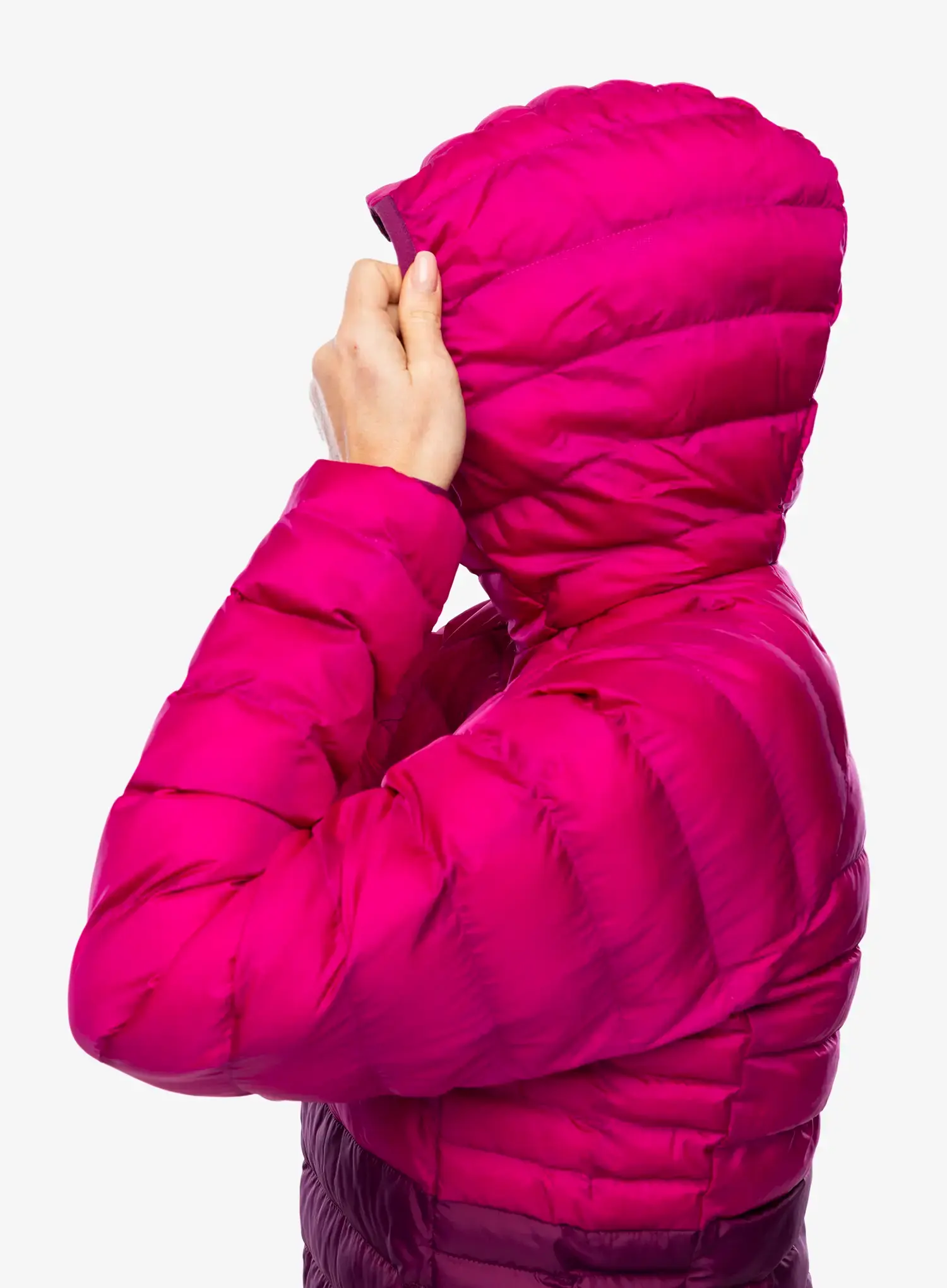 Ženska sintetična jakna Helly Hansen Banff Hooded Insulator - dark magenta/magenta 2.0
