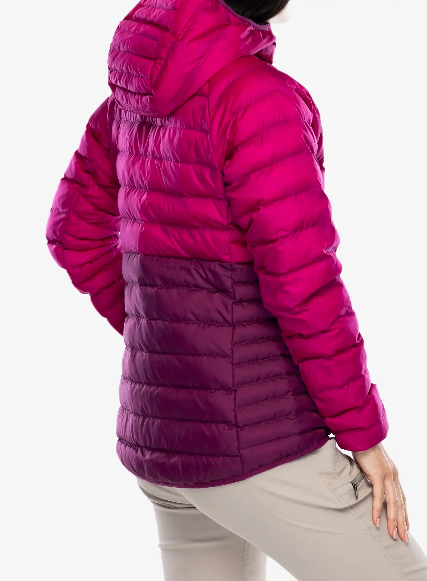 Ženska sintetična jakna Helly Hansen Banff Hooded Insulator - dark magenta/magenta 2.0