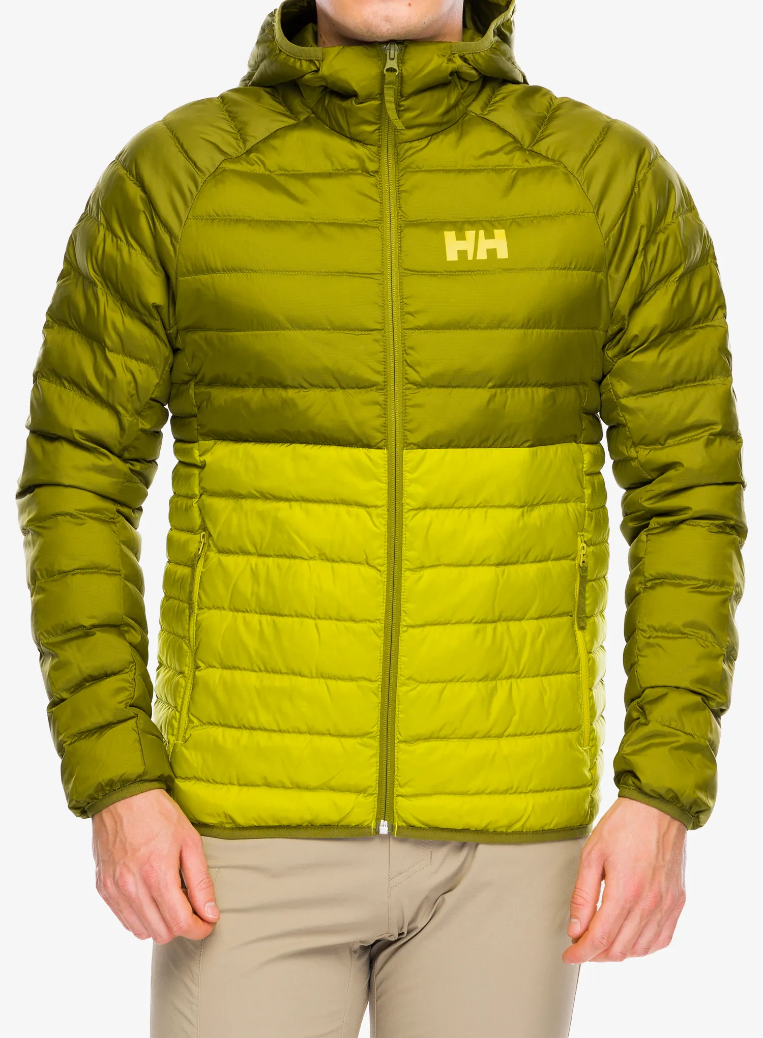 Sintetična jakna Helly Hansen Banff Hooded Insulator - neon moss/utility green