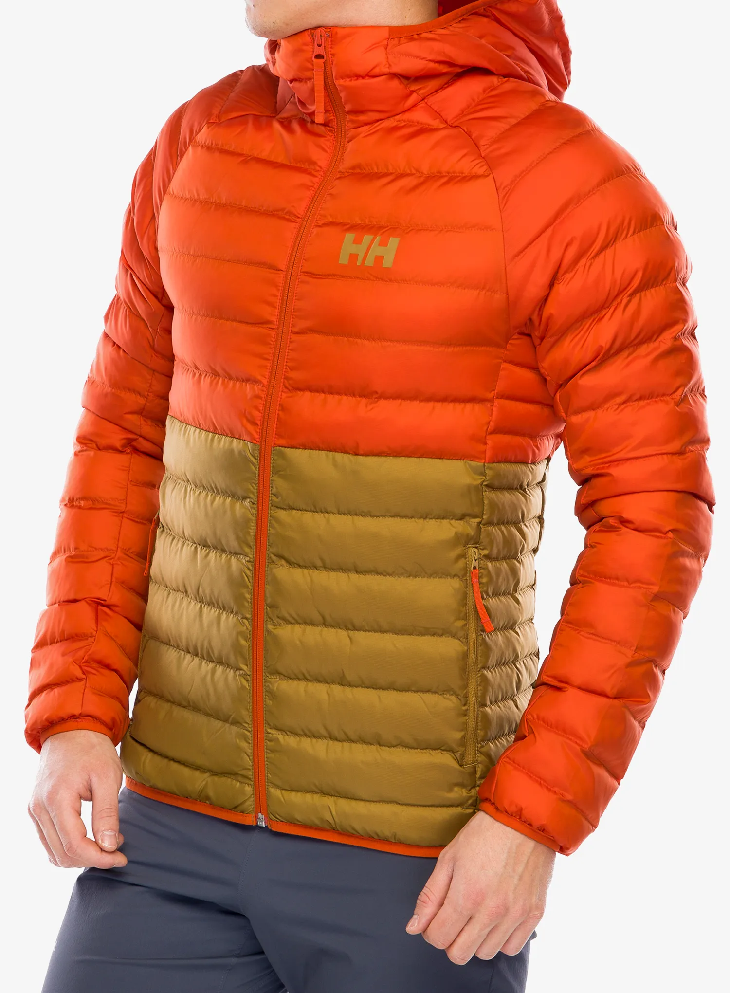 Sintetična jakna Helly Hansen Banff Hooded Insulator - patrol orange/lynx