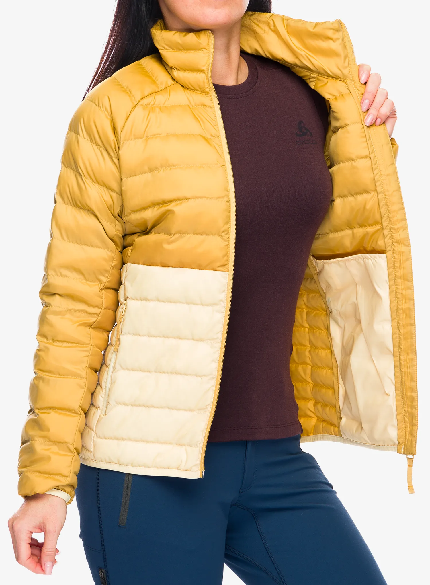 Ženska sintetična jakna Helly Hansen Banff Insulator Jacket - yellow cream/sand