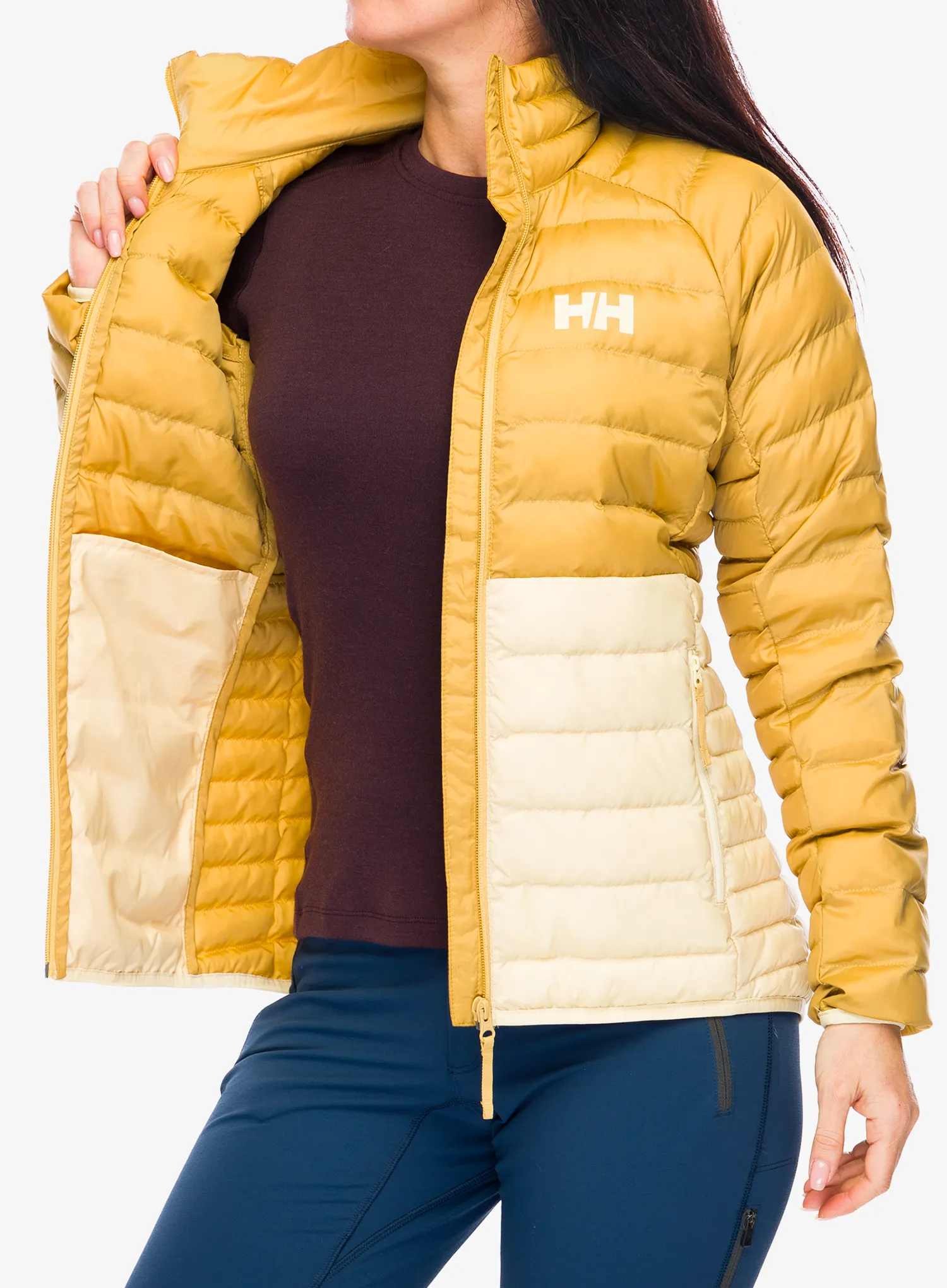 Ženska sintetična jakna Helly Hansen Banff Insulator Jacket - yellow cream/sand